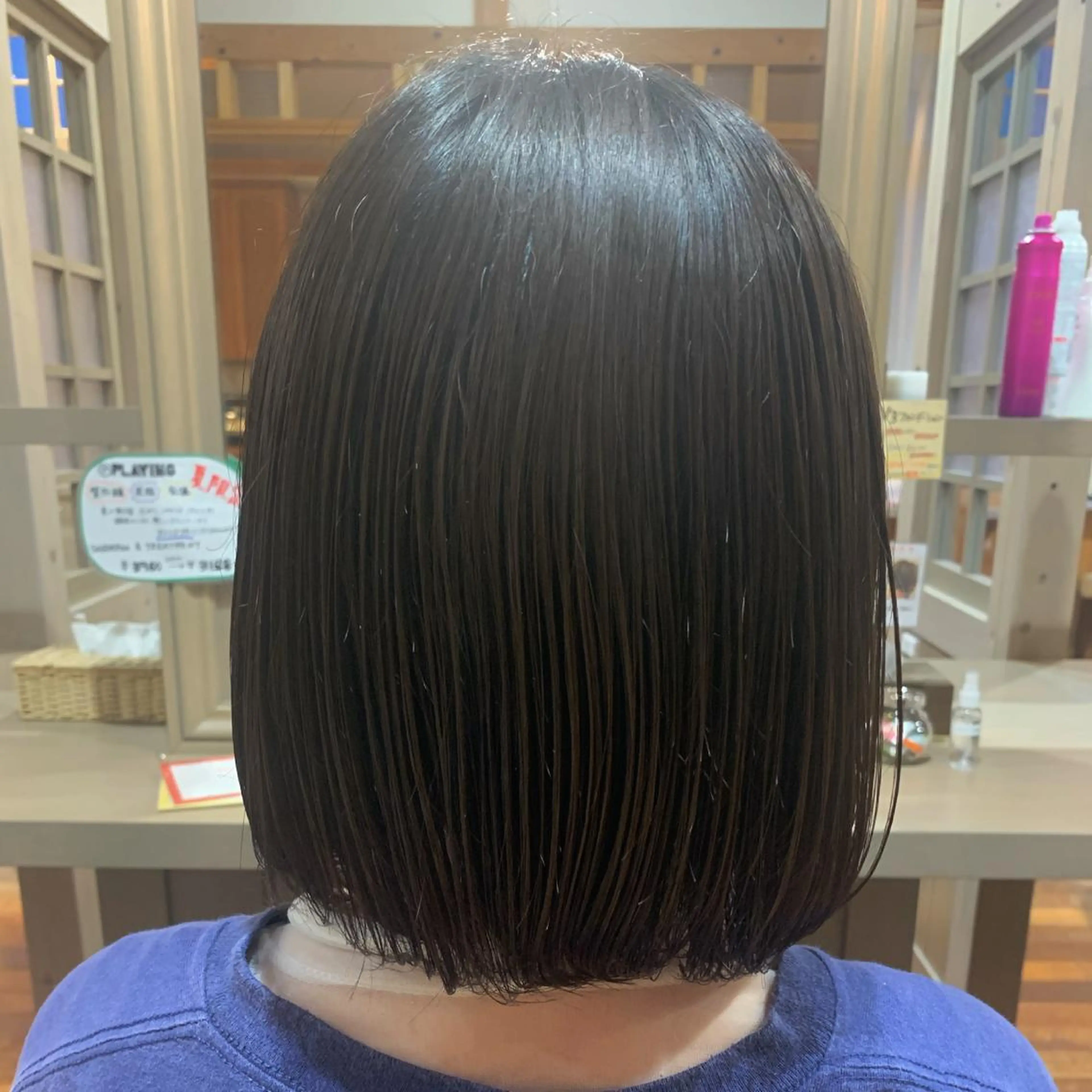 ミディアム ボブ トリートメント 狩野 くるみのヘアスタイル