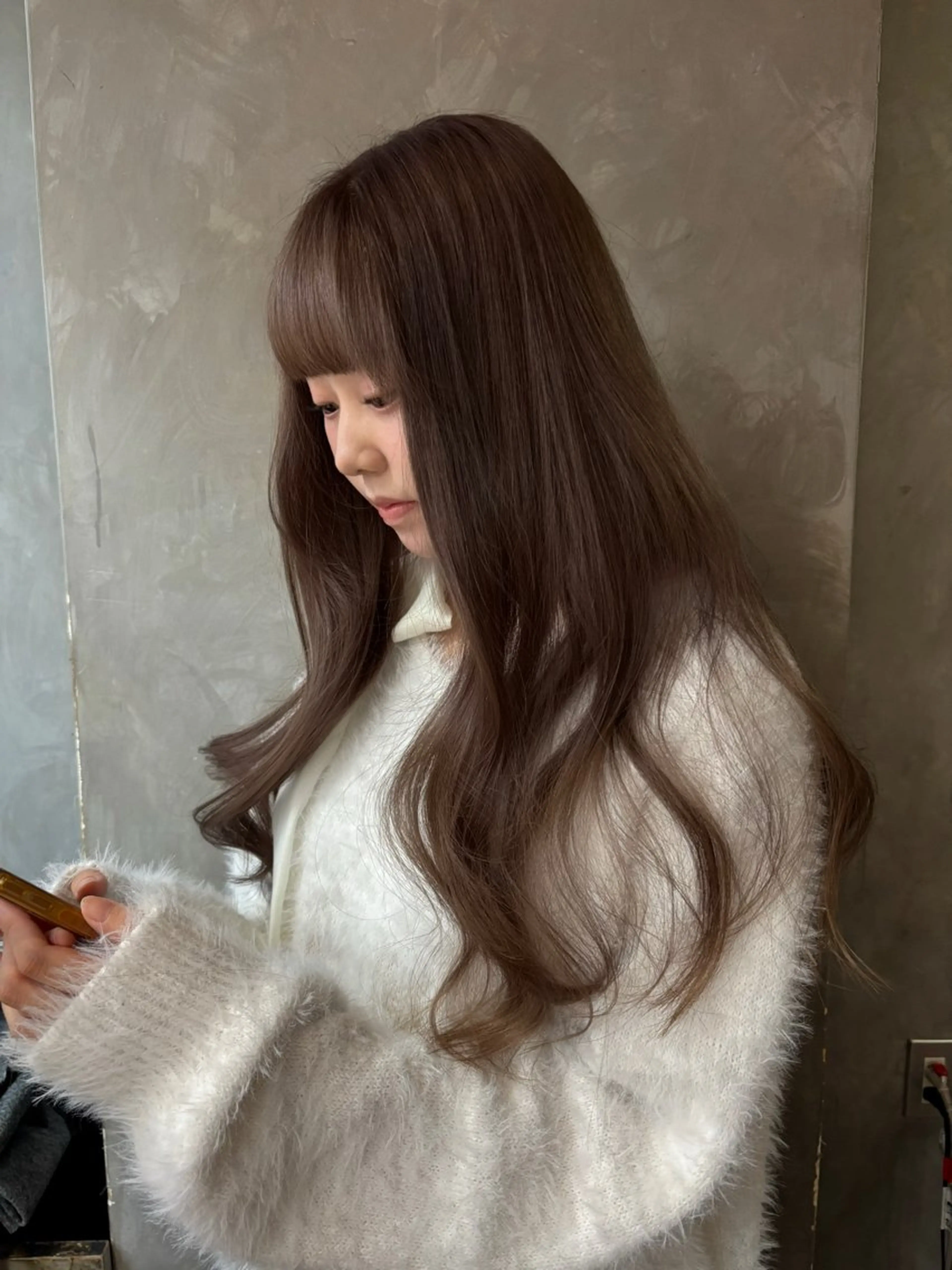 ロング カラー カット ヘアカラー トリートメント fosta 女性専用サロン所属・moe🎀 透明感♡似合わせのヘアスタイル