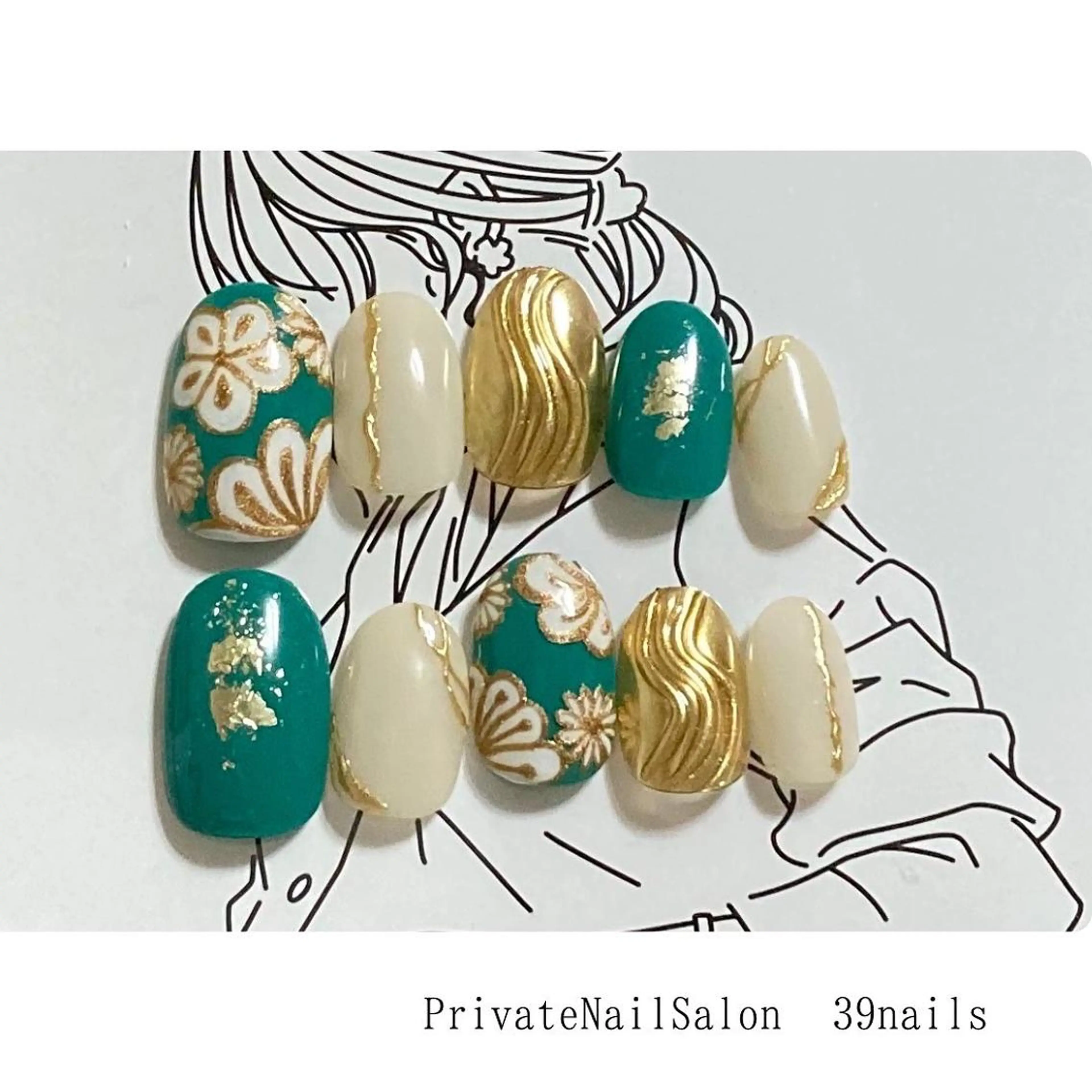 ネイル 39-nails EharaMikuのネイルデザイン