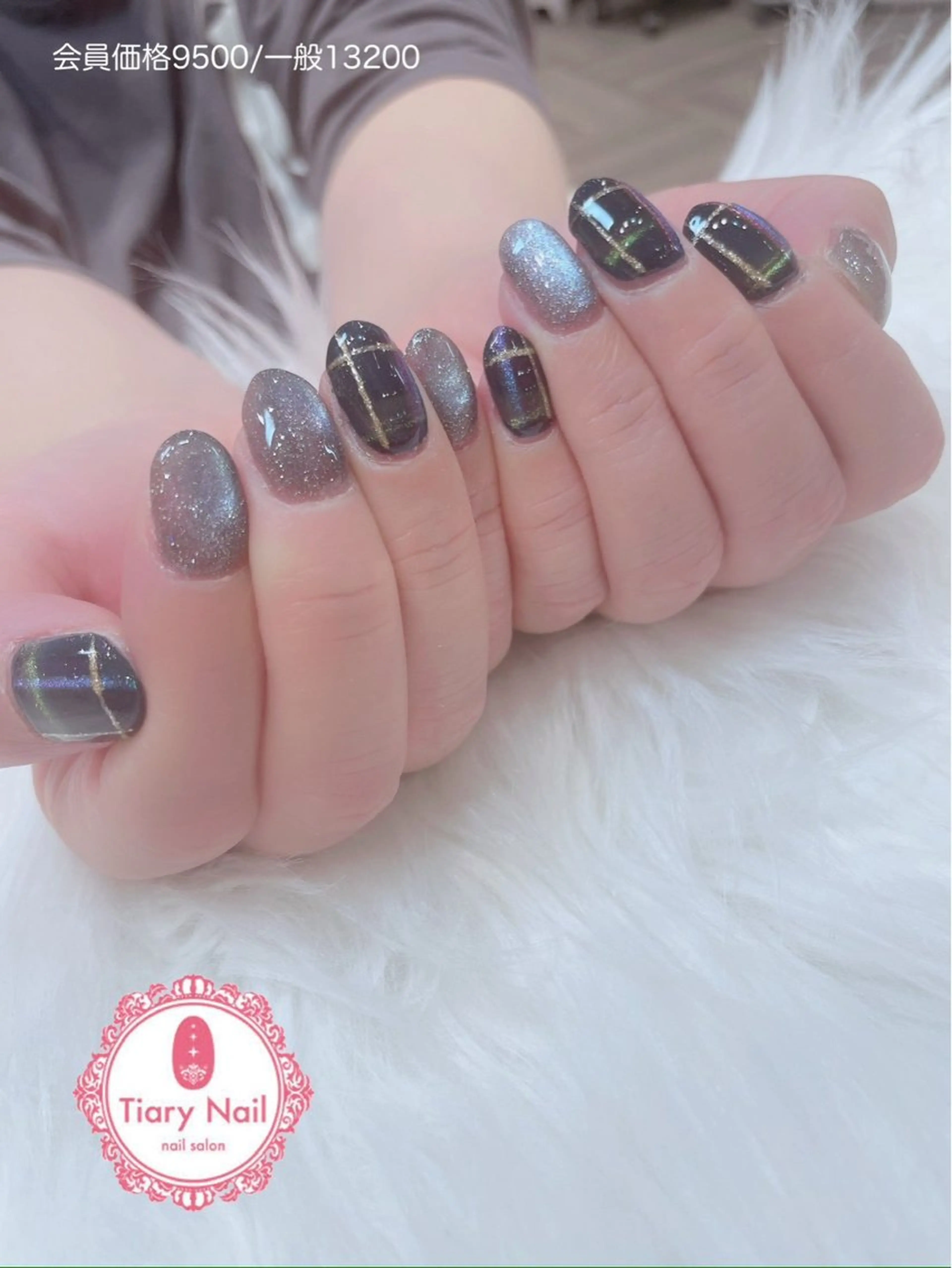 ハンド🩵定額デザインD【オフ込み】👉🏻￥11700  🎨色変更OK✨️の写真