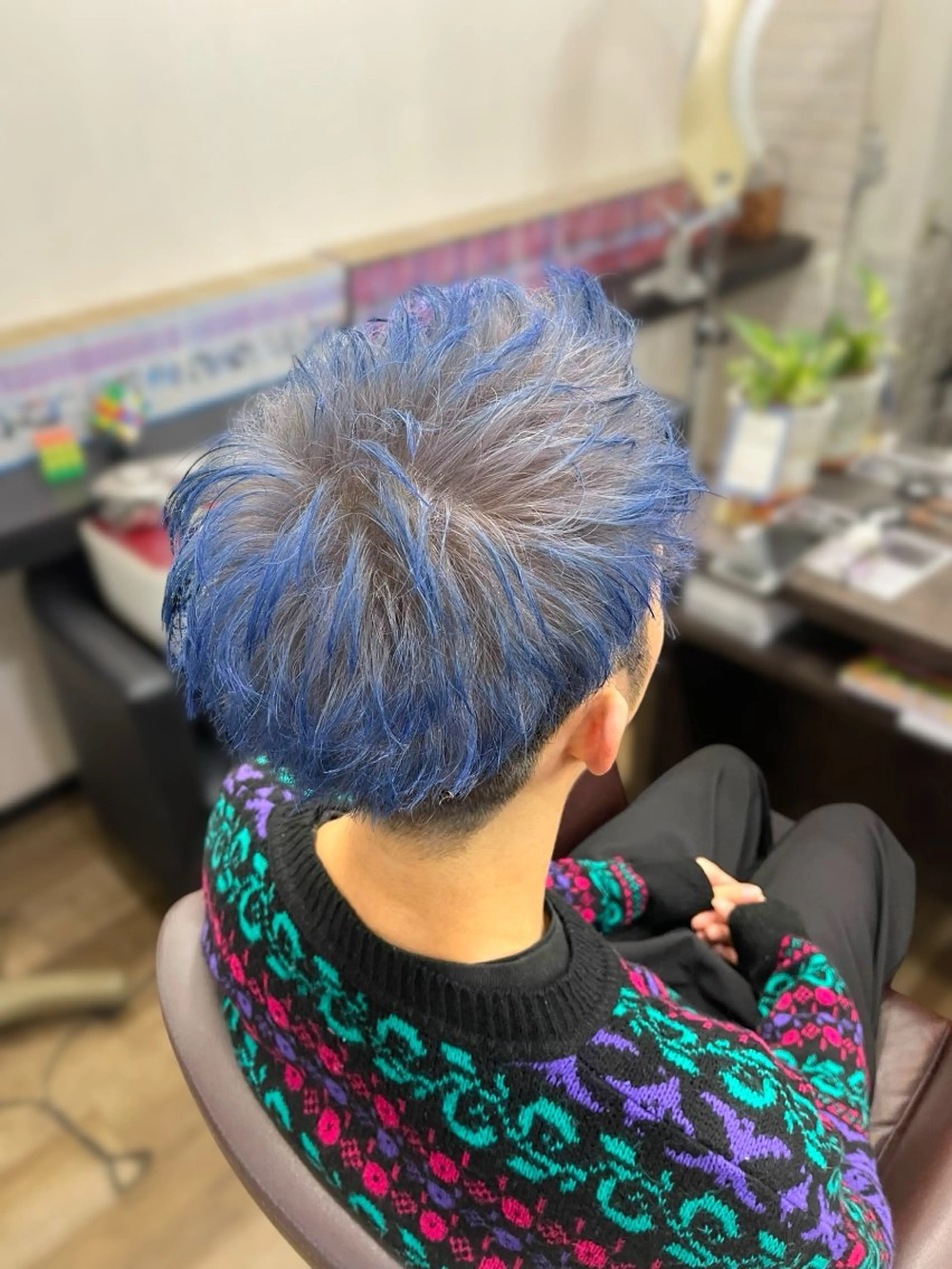 カラー メンズ 髪質改善×艶カラー ANDIAMO 楓のヘアスタイル