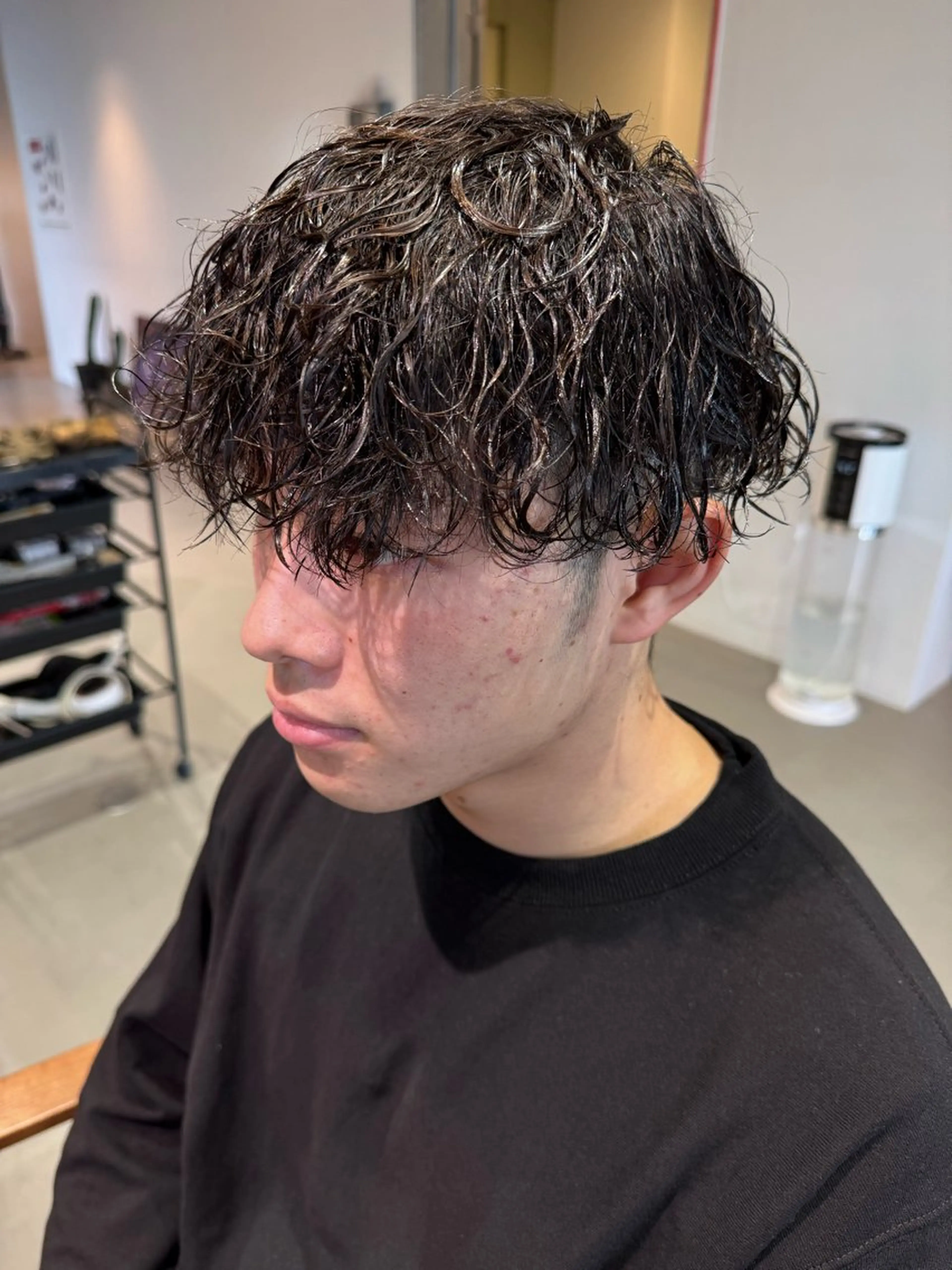 ショート パーマ メンズ カット パーマ パーマ職人 Mizukiのヘアスタイル