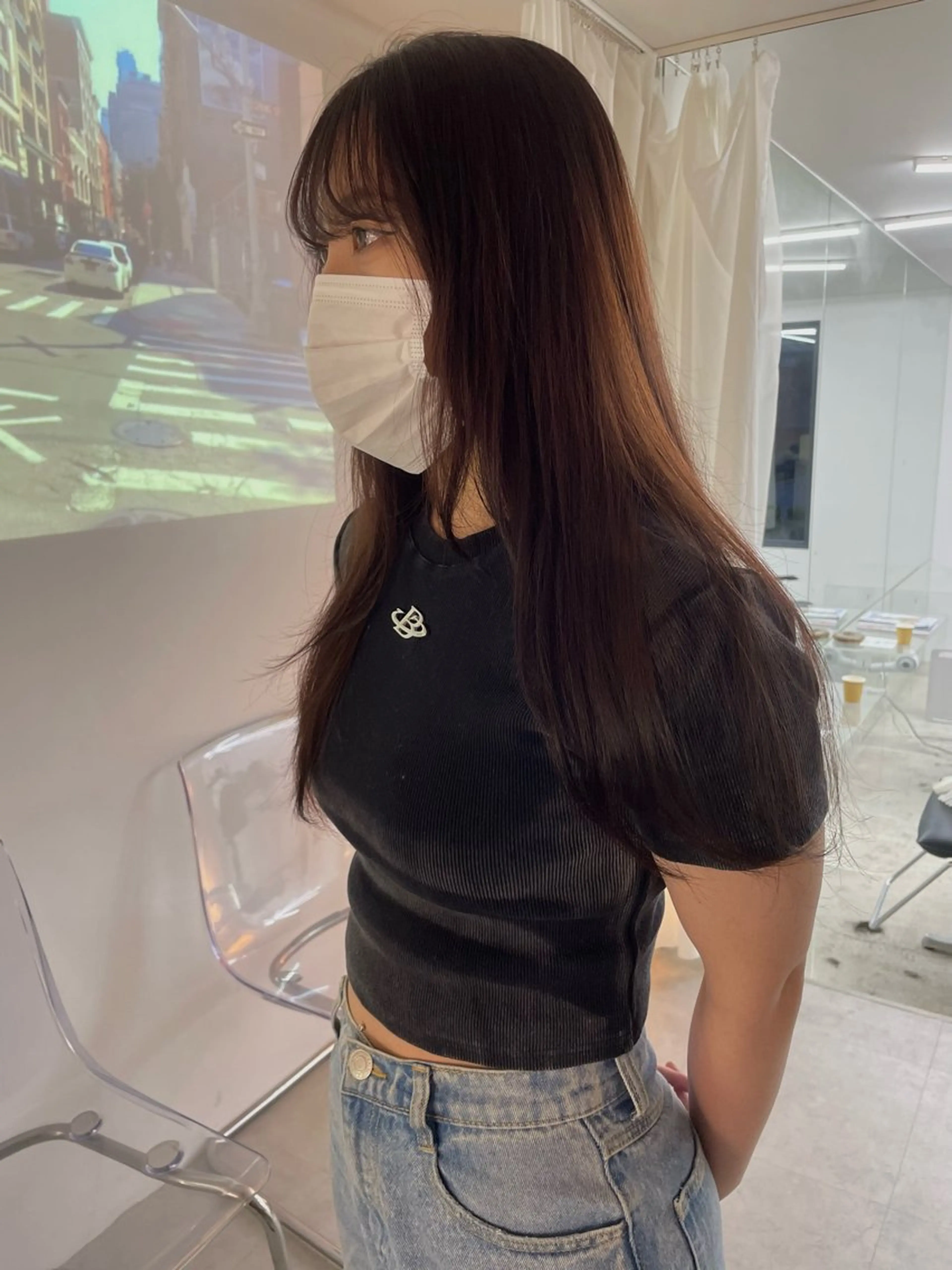 ロング カラー 太田 妃香/岡崎美容室のヘアスタイル