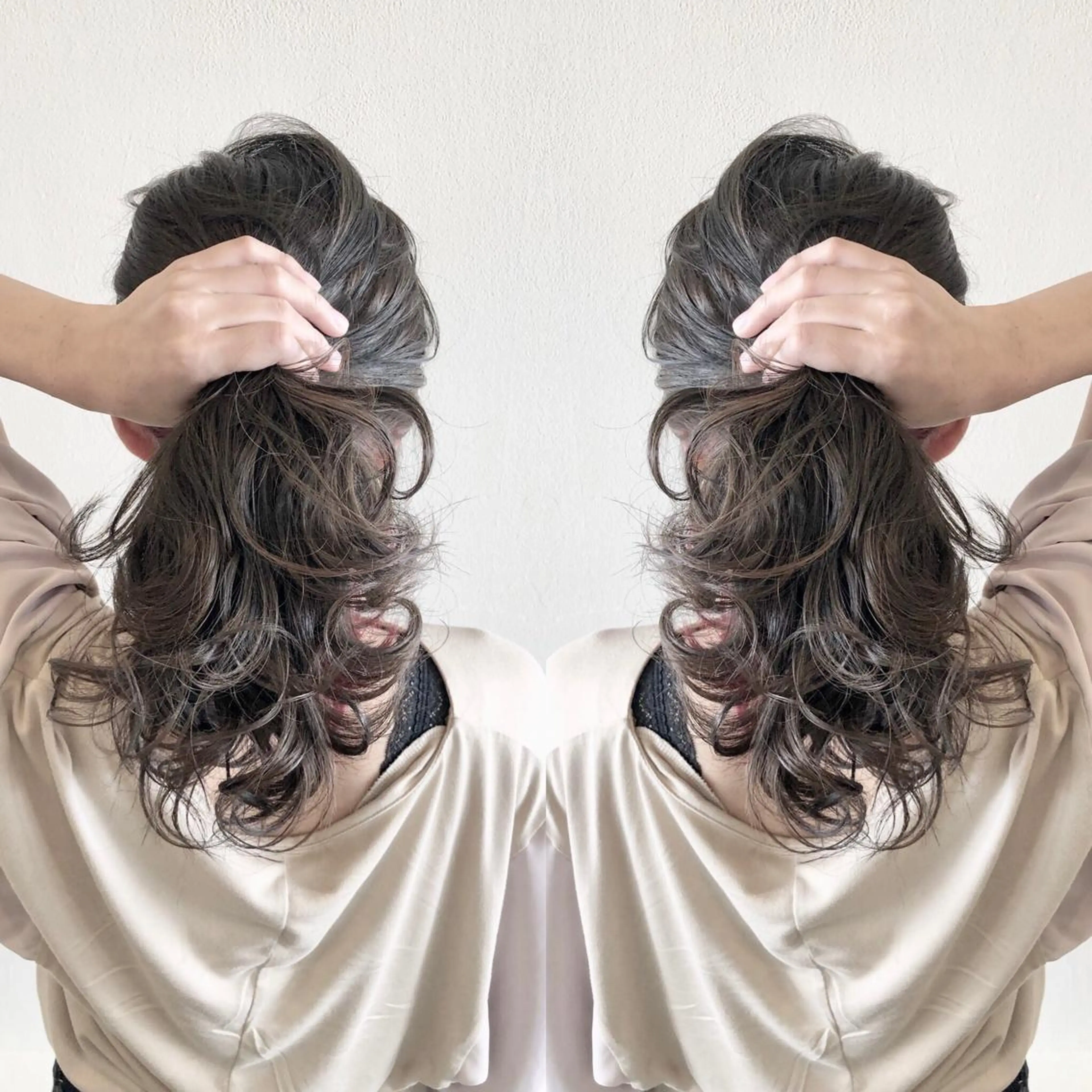 セミロング カラー ヘアカラー Hair make VERDA所属・宮下 耕平のヘアスタイル