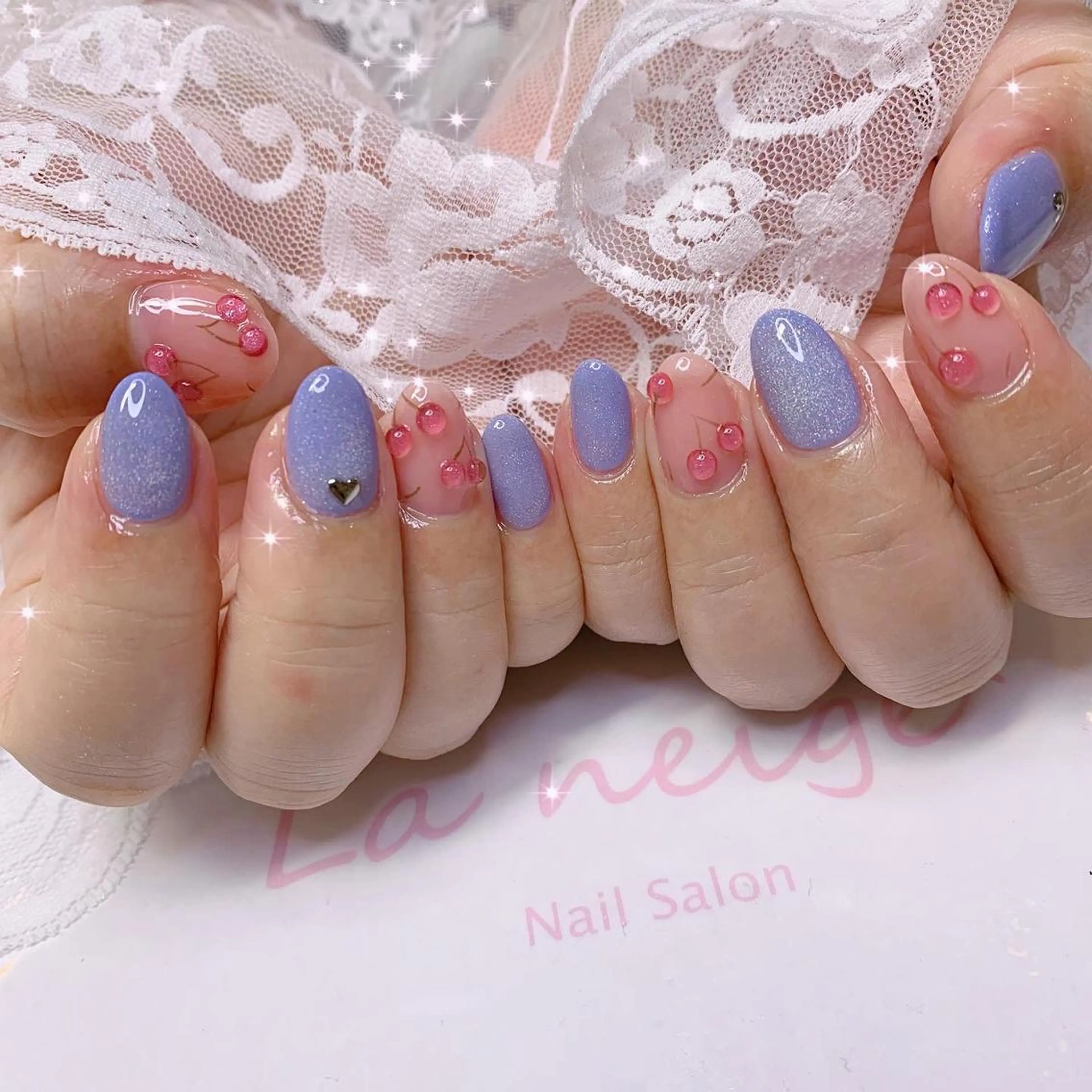 ネイル ハンドネイル La neige* yuki 🥯🍑のネイルデザイン