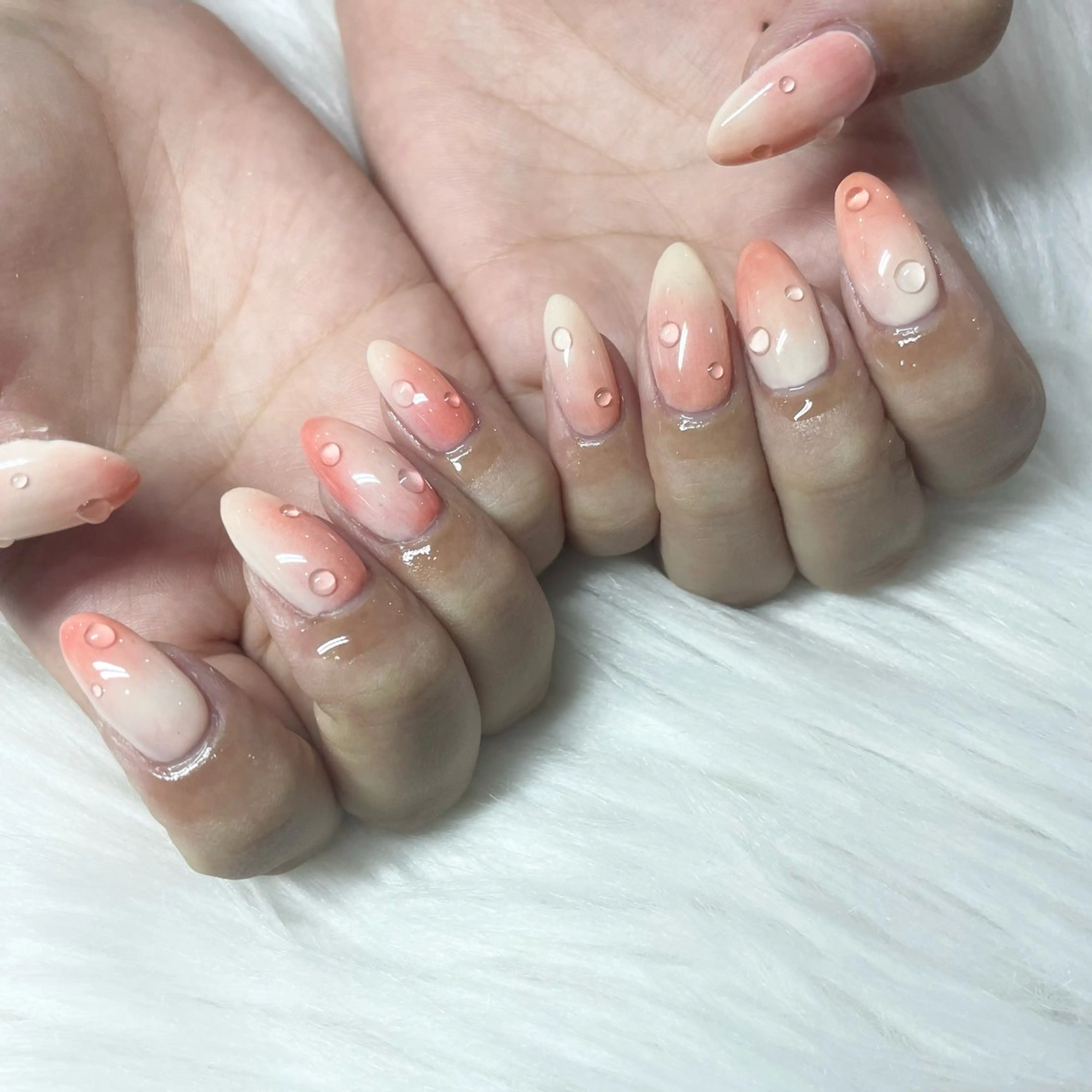 セミロング ハンドネイル -Rien- プライベートサロンのネイルデザイン