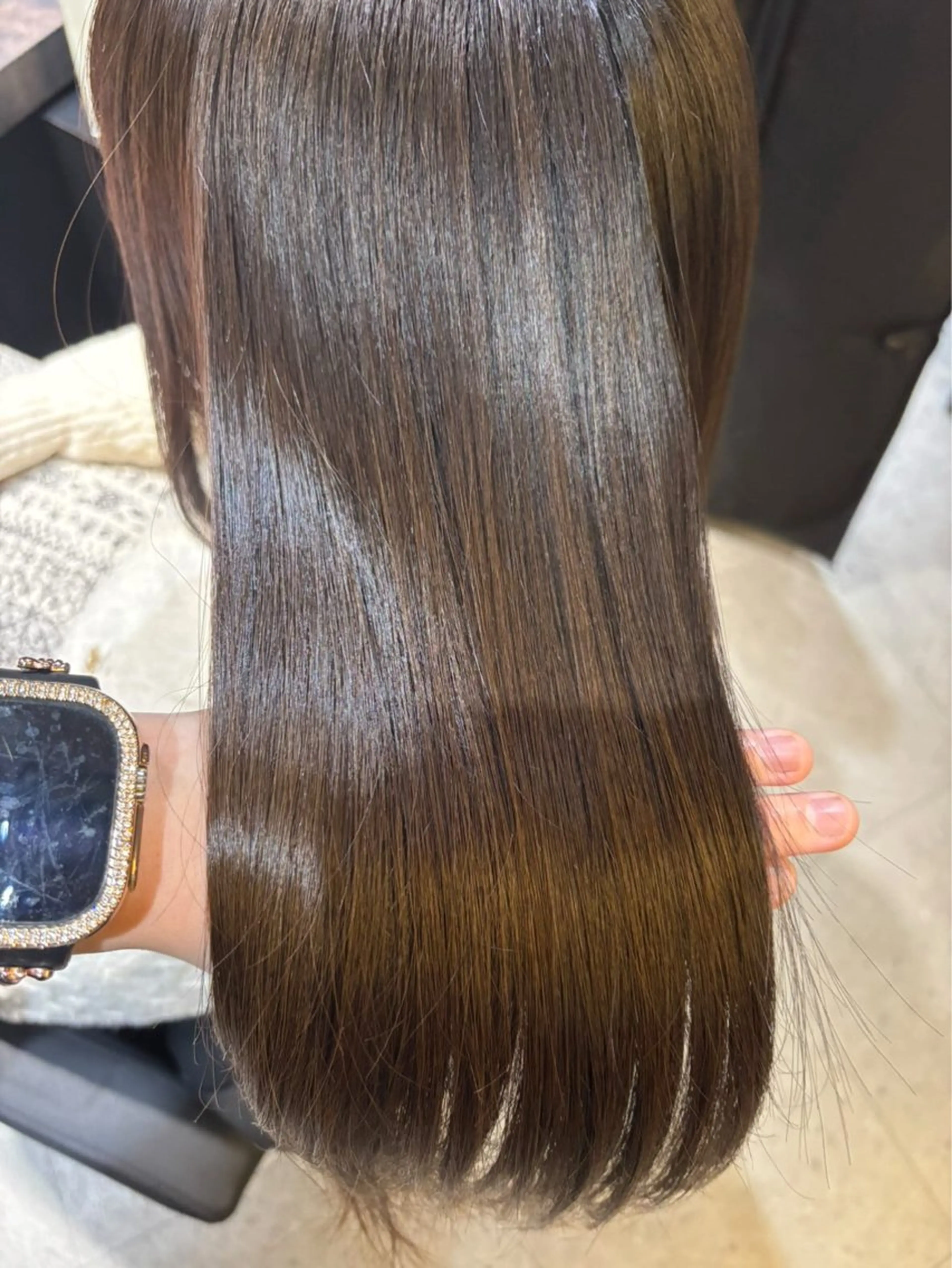 ミディアム 髪質改善 トリートメント カット トリートメント 似合わせカラー❣️ 🥀Ayane🥀のヘアスタイル