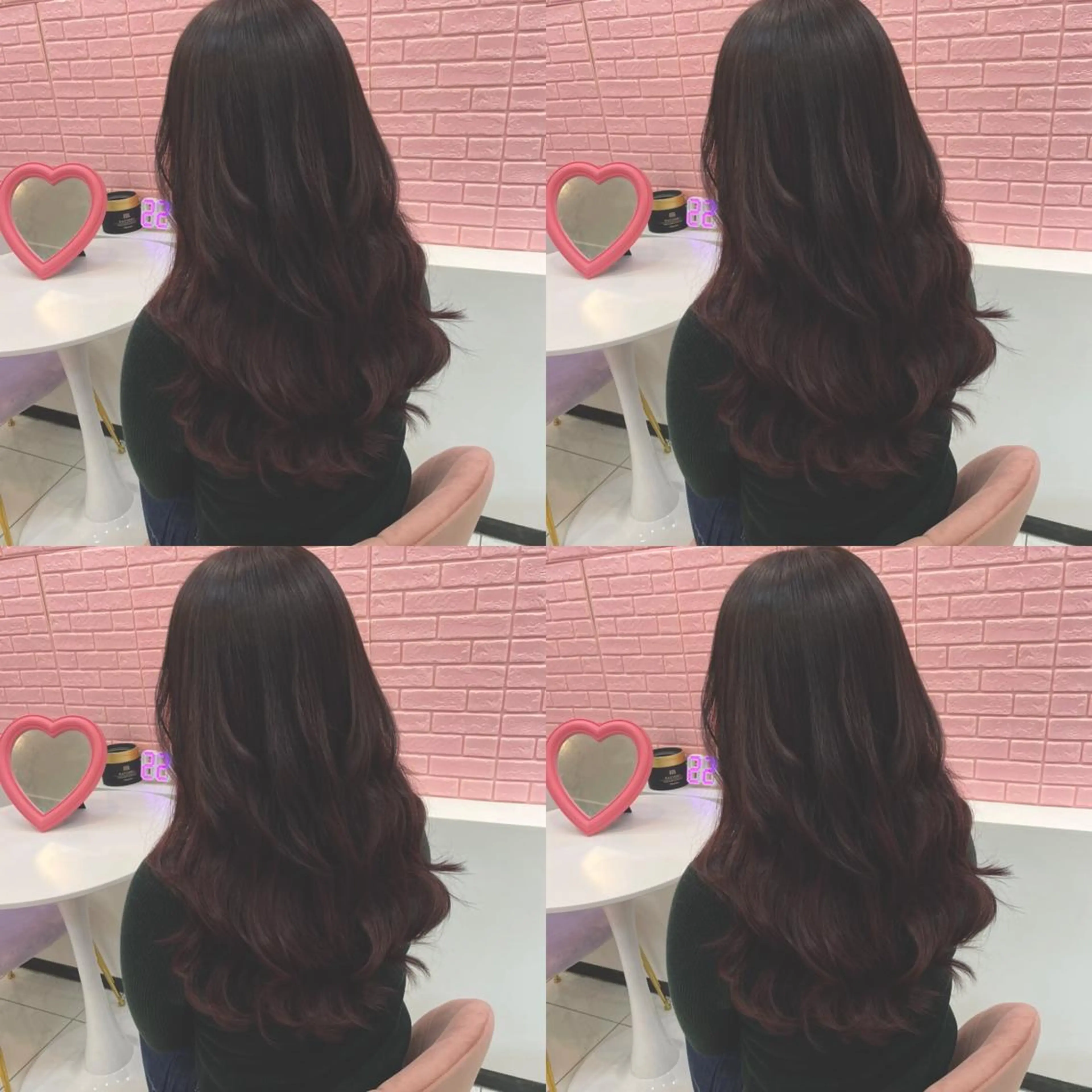 ロング カラー ブラウンカラー ピンクカラー ピンクブラウン 🌷MAYU 🌷のヘアスタイル