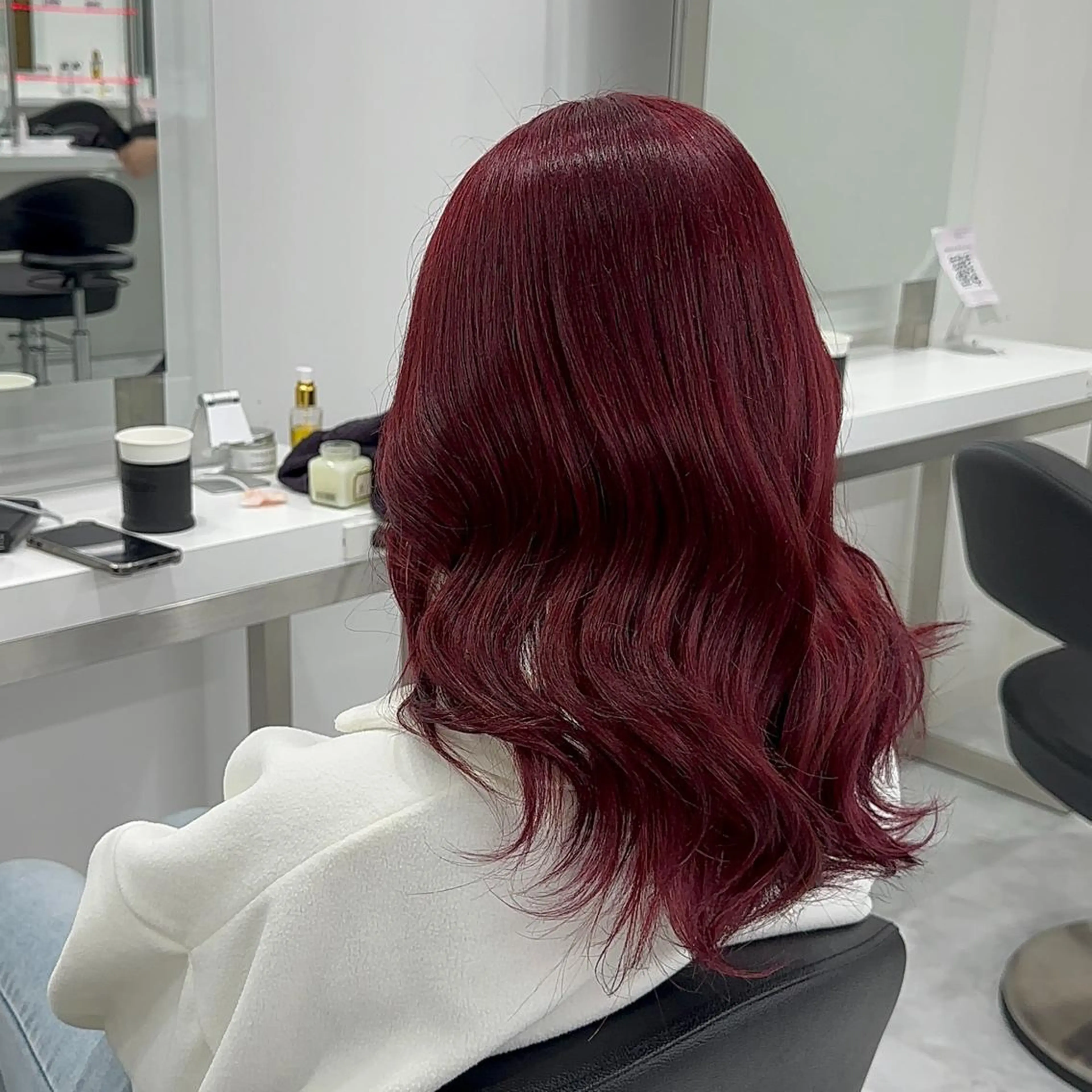 セミロング カラー ブリーチなし透明感 💗RYOTAのヘアスタイル