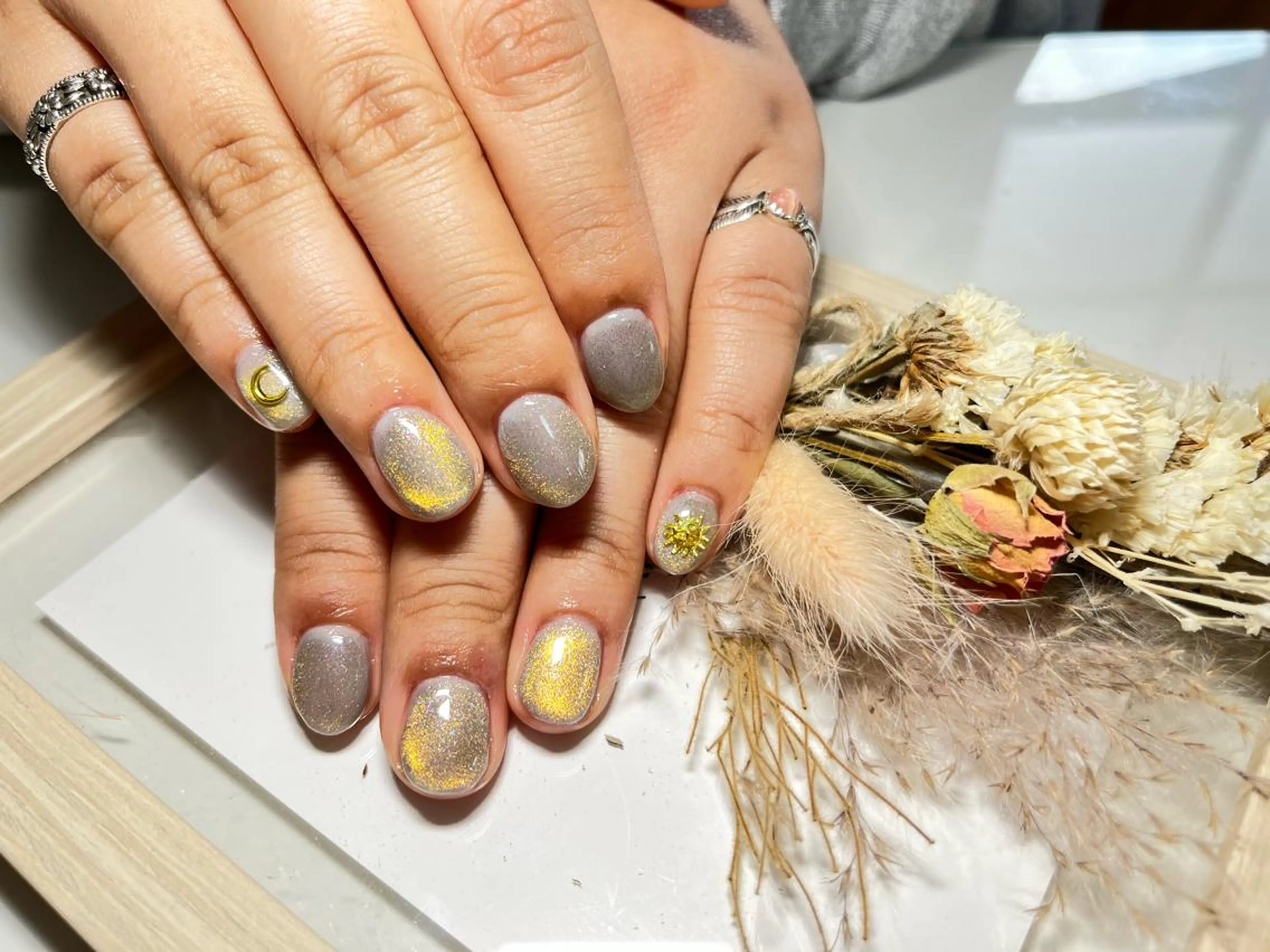 ネイル アートネイル マグネットネイル ワンカラーネイル Nail Salon Caco所属・Nail salon Caco.のネイルデザイン