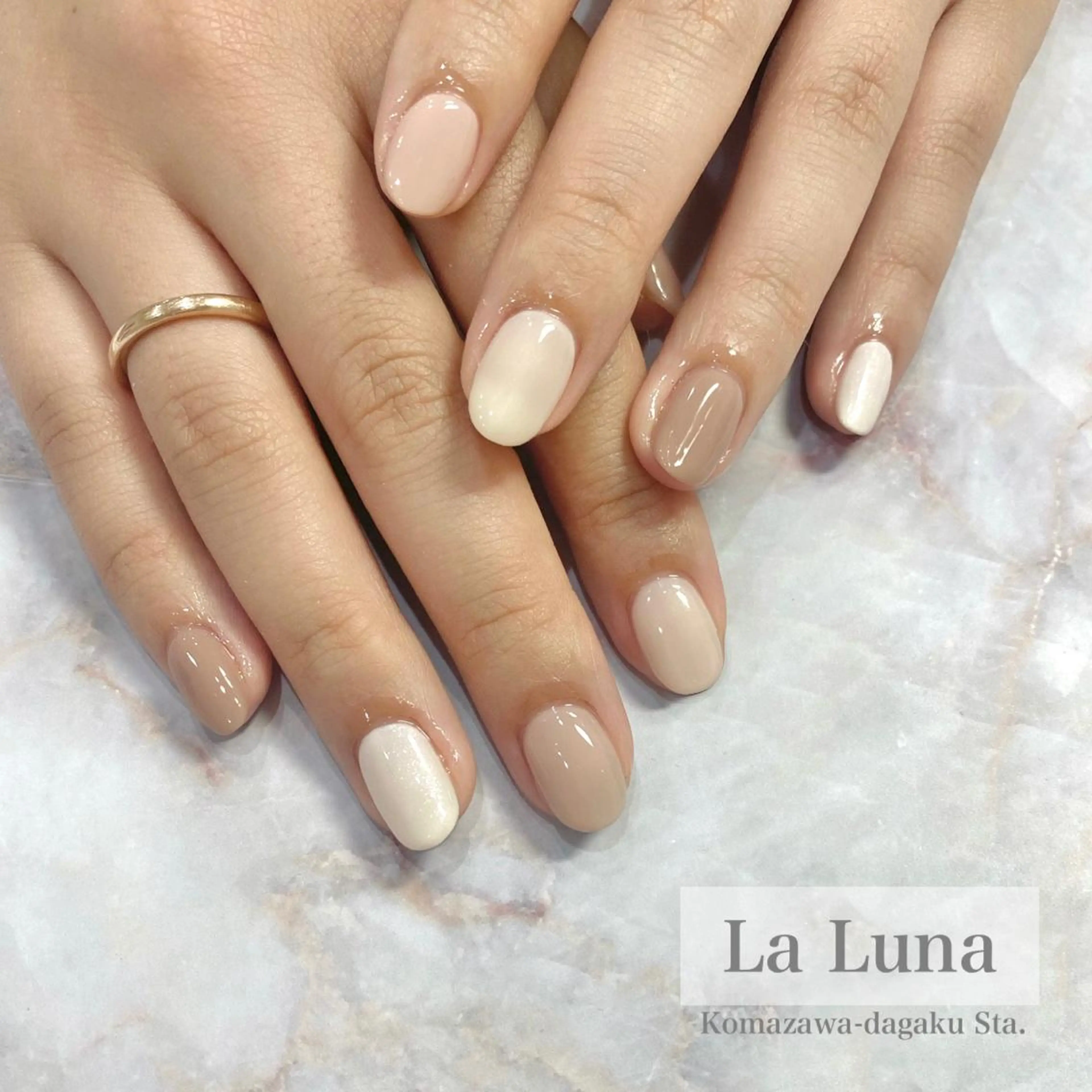 ネイル ワンカラーネイル ＬａＬｕｎａ🌙 natsukiのネイルデザイン