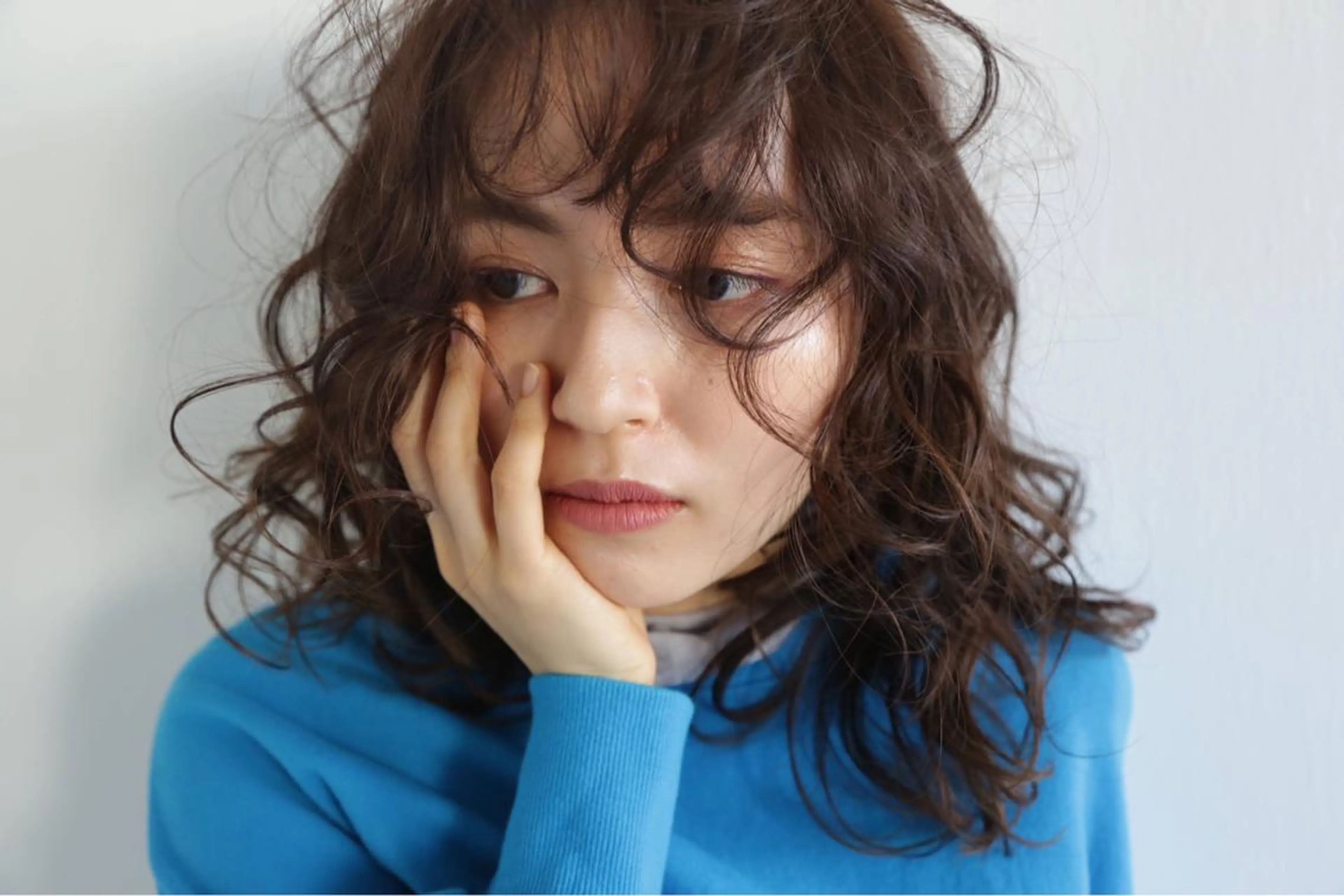 セミロング パーマ セミロングパーマ レイヤーカット ナガミネアリサ/ 学芸大学/海外ヘアのヘアスタイル