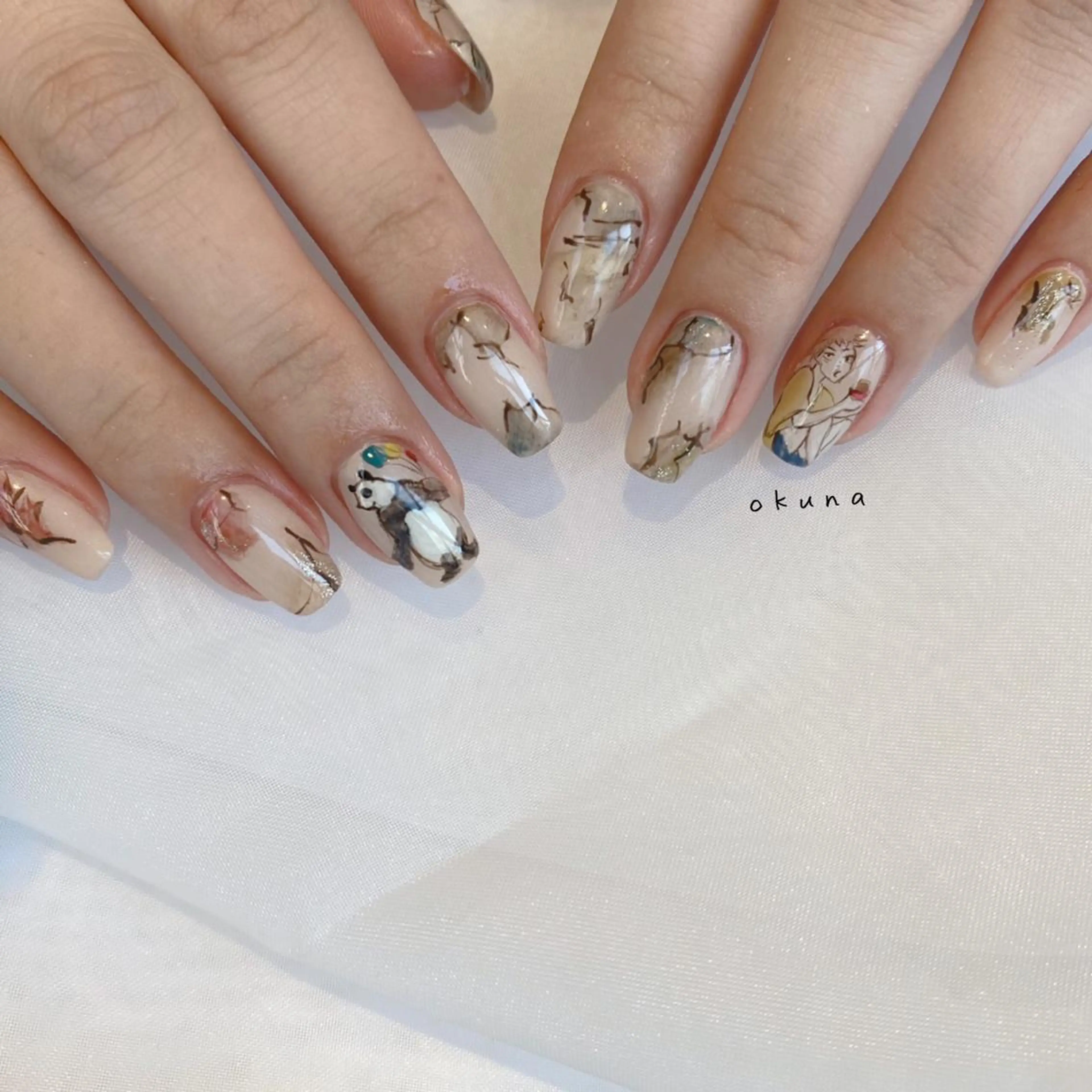 ネイル アートネイル パンチャパンチャ ネイルサロンのネイルデザイン