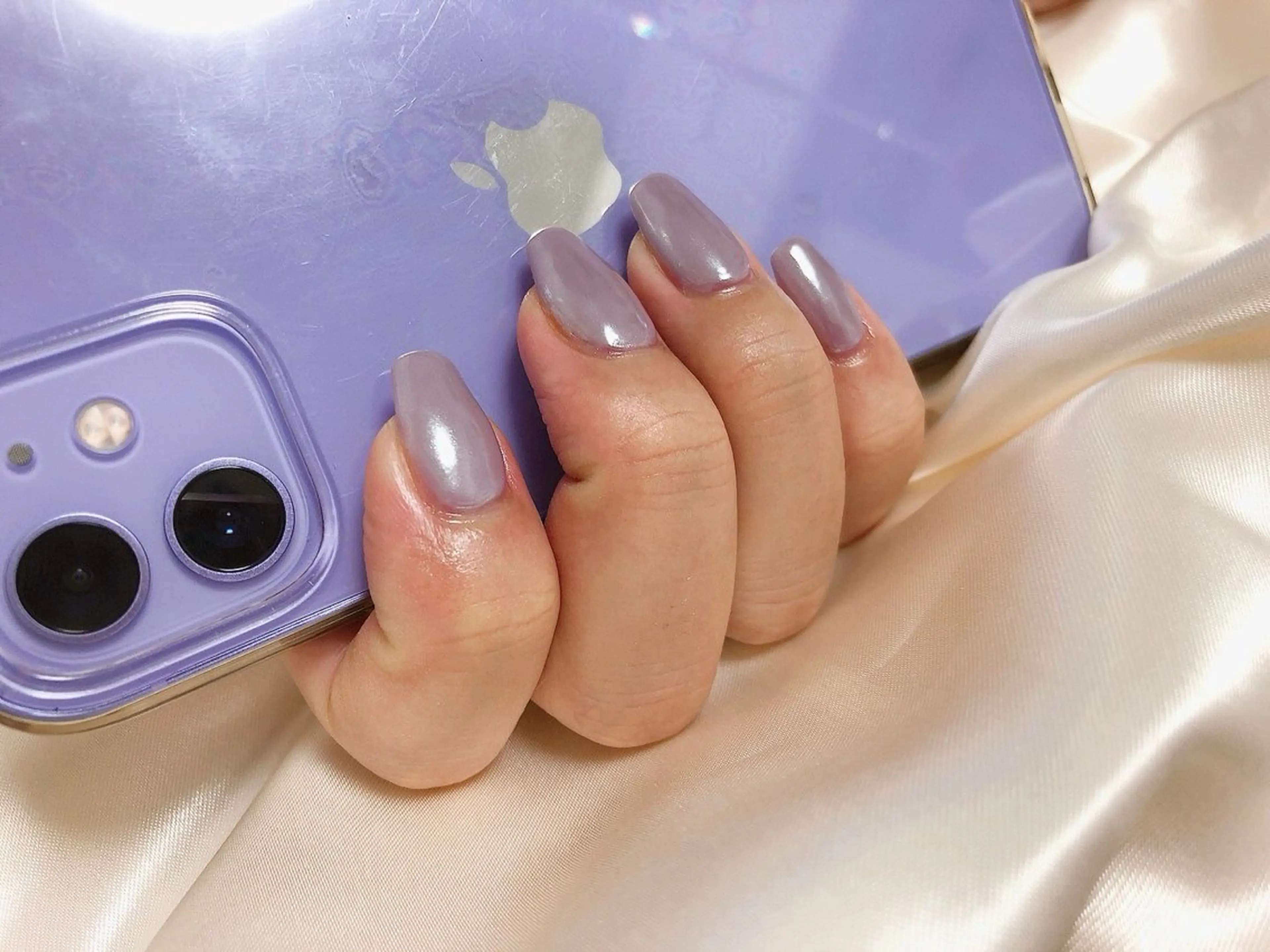 ネイル オーロラネイル フットネイル フレンチネイル ジェルネイル 韓国ネイル kikinail 溝の口のネイルデザイン