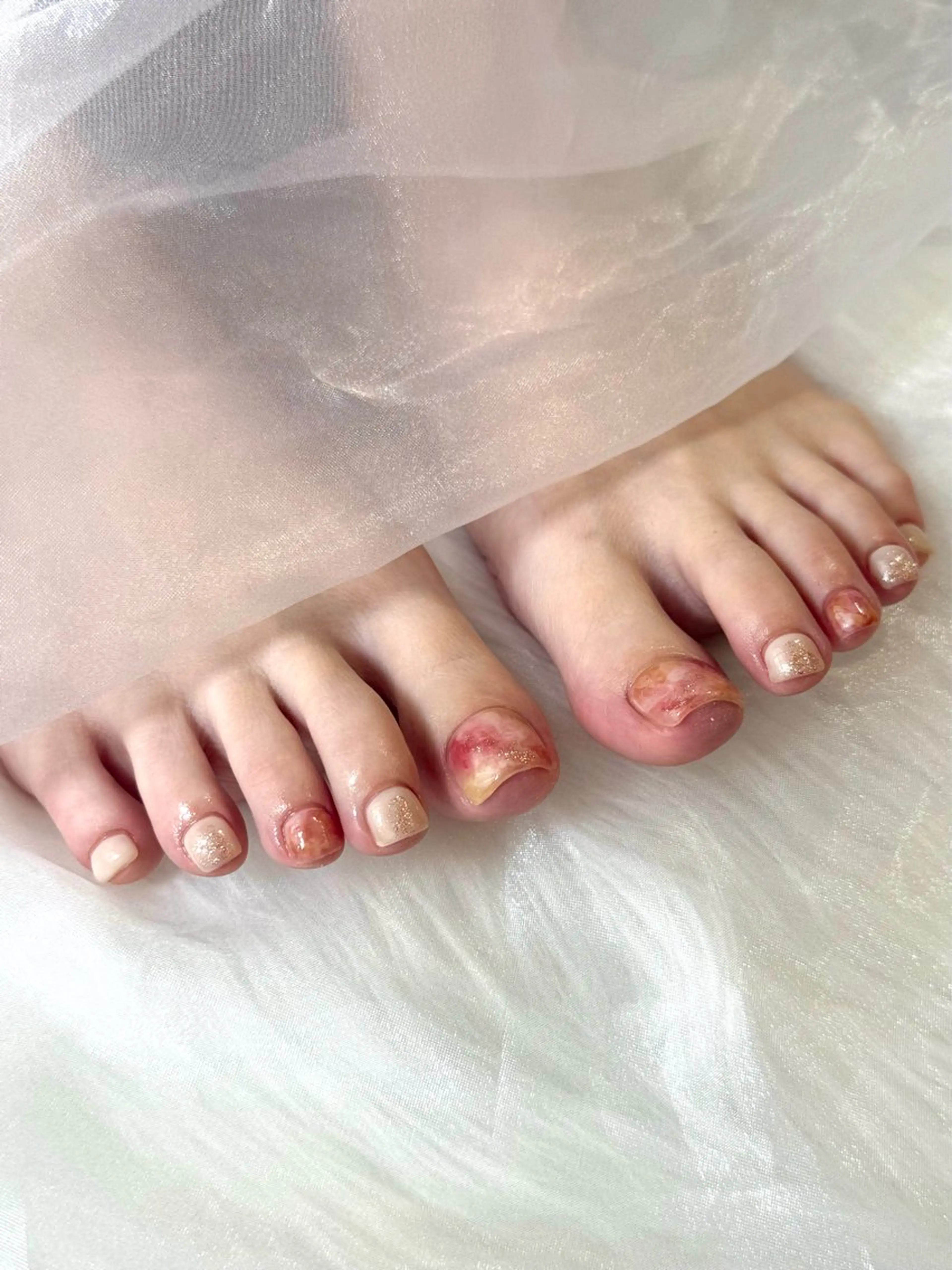 【口コミ投稿で初回オフ無料】FOOT/持ち込み120分ネイルの写真