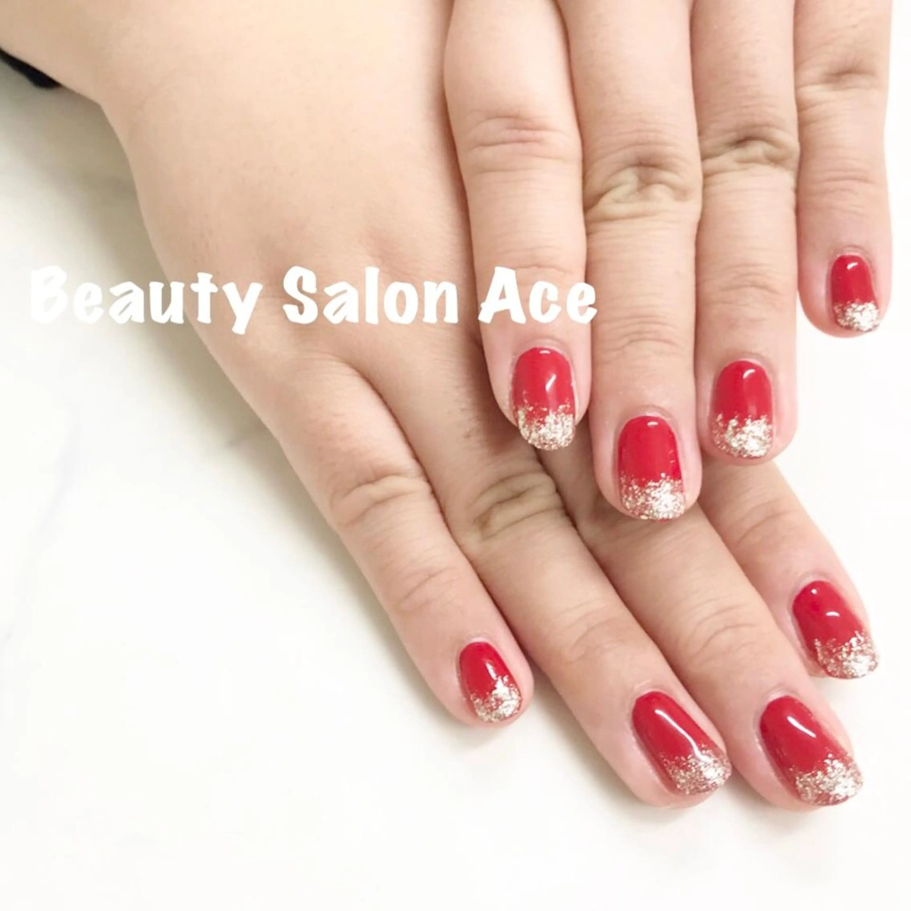 ネイル ラメ(グリッター) Beauty Salon Ace（ネイルサロン　エース）所属・池袋フィルイン Ace♡長さだしのネイルデザイン