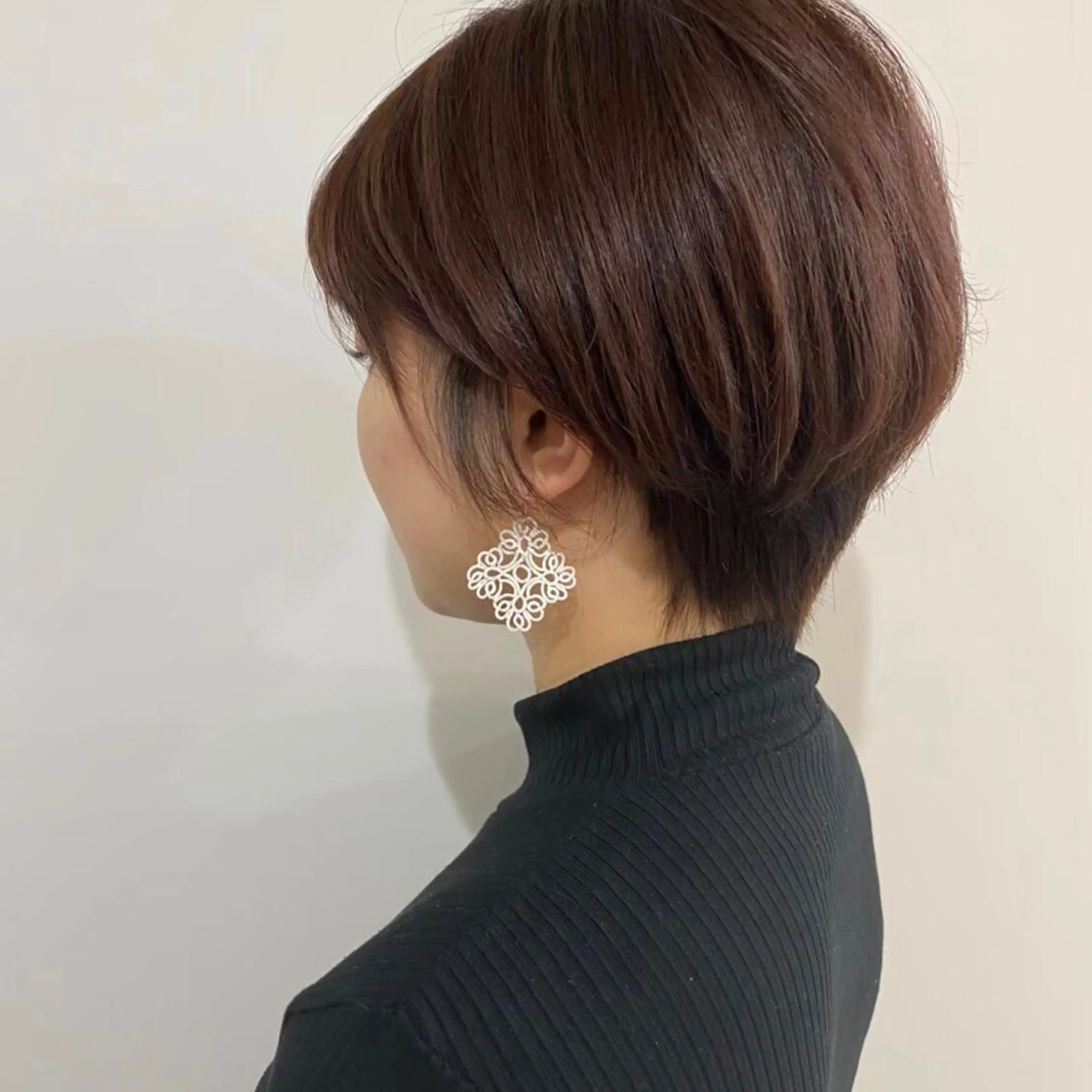 ショート カラー お洒落パーマ/ 艶カラー/michiのヘアスタイル