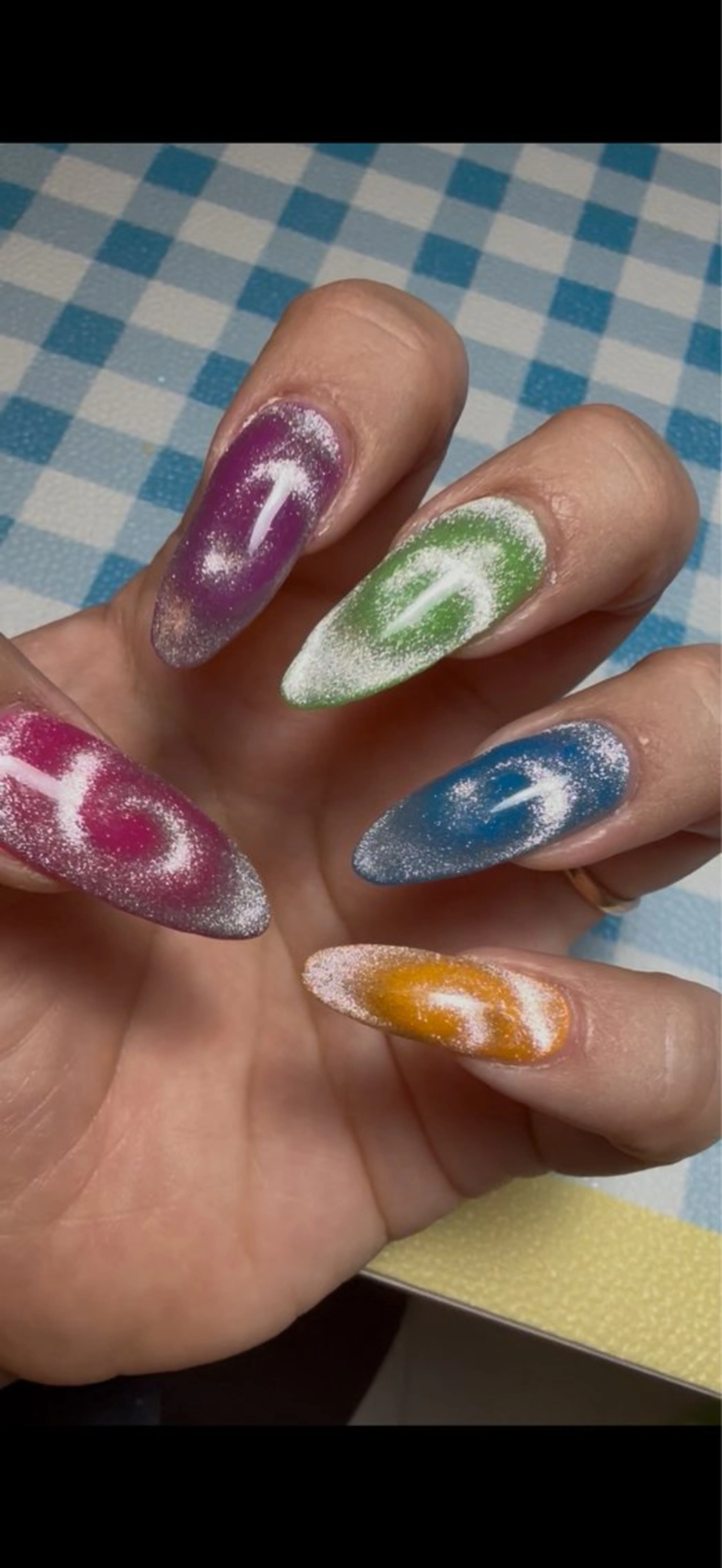 ネイル マグネットネイル ハンドネイル nail 7la所属・nail 7la 向日市/東向日のネイルデザイン