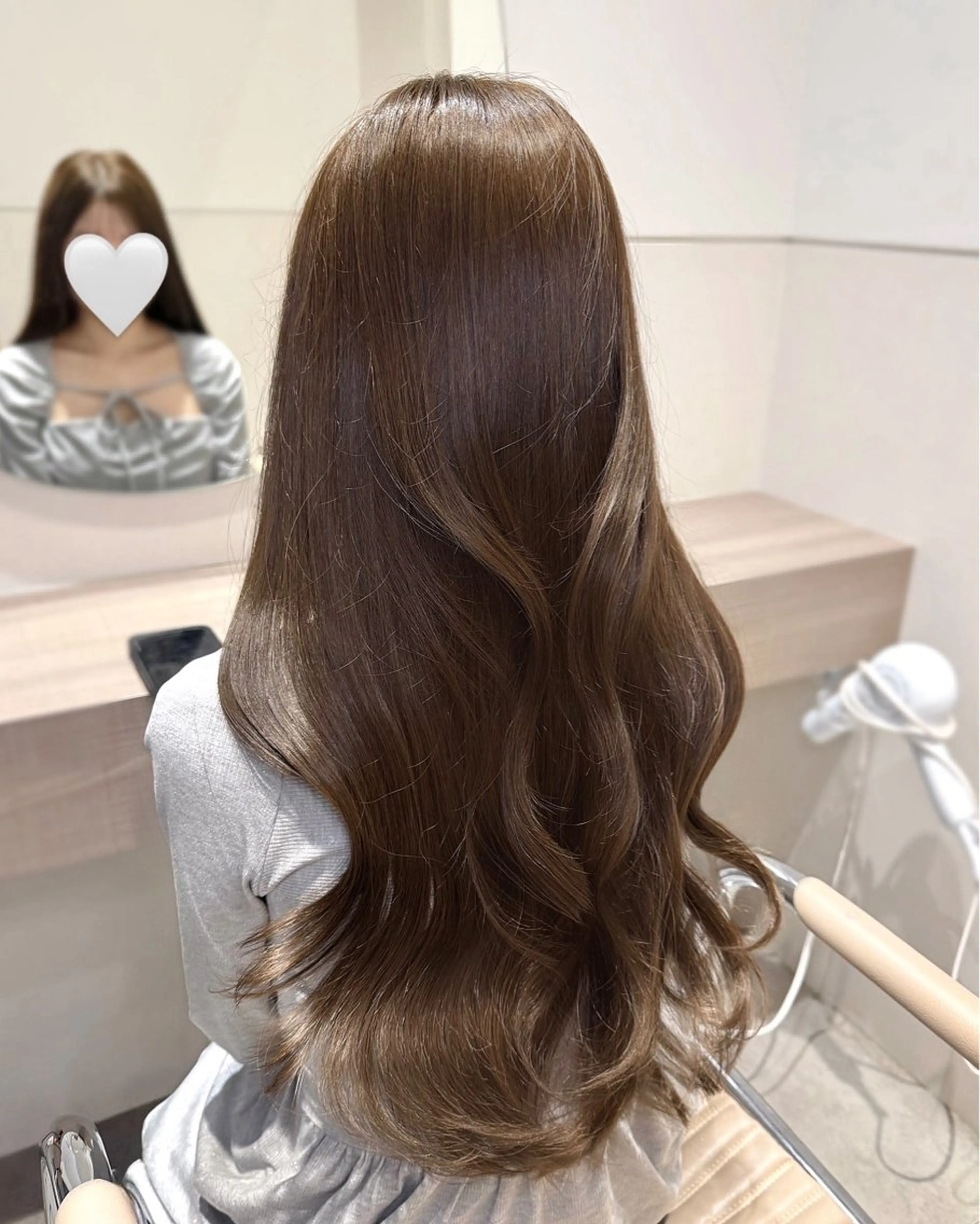 ロング 𝑀𝐼𝐾𝑈🤍 SALOWIN銀座のヘアスタイル