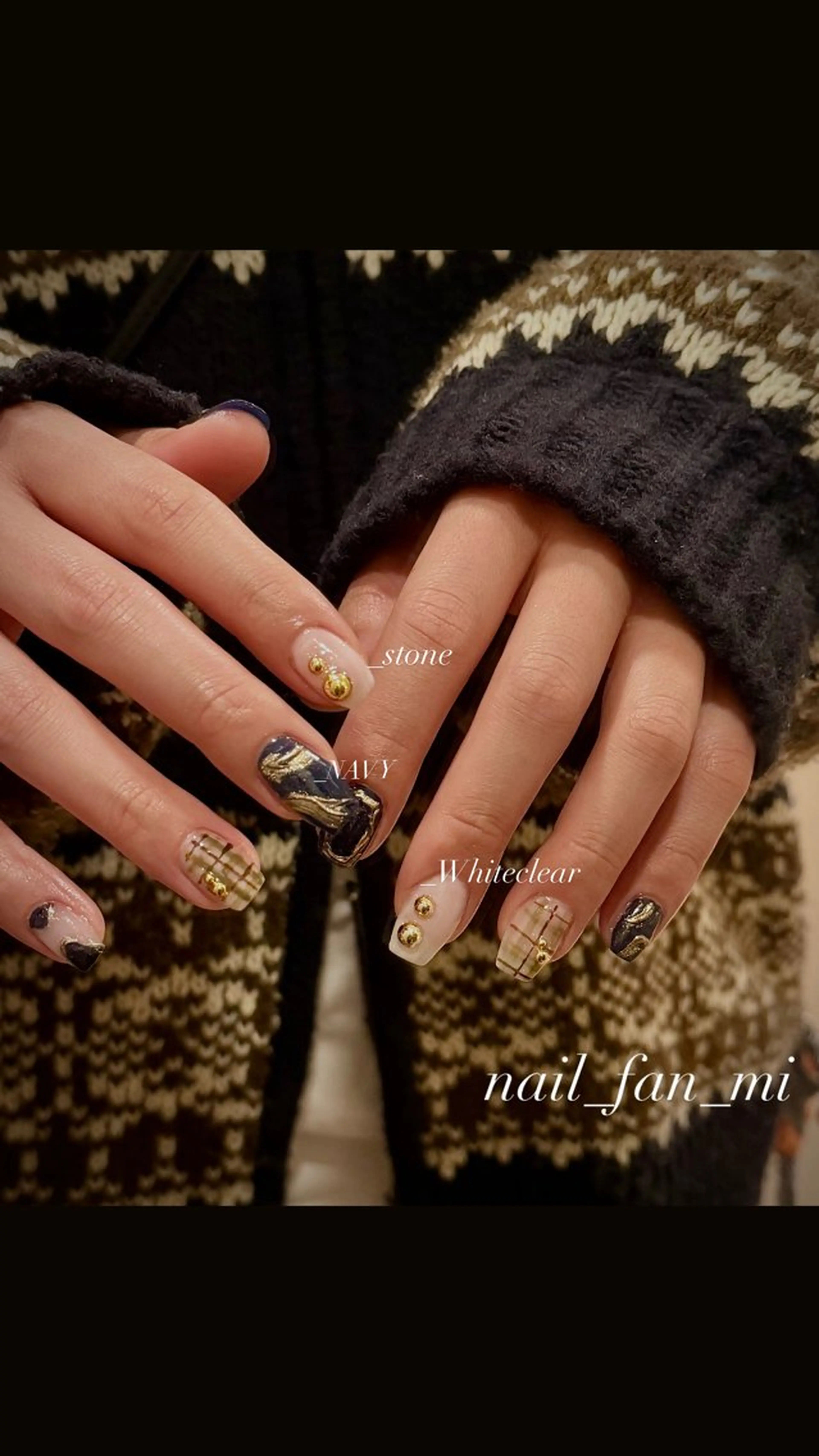 マグネットネイル／ニュアンスネイル　　フィルインオフ／パーツ／込　ハンドパックケア付きの写真