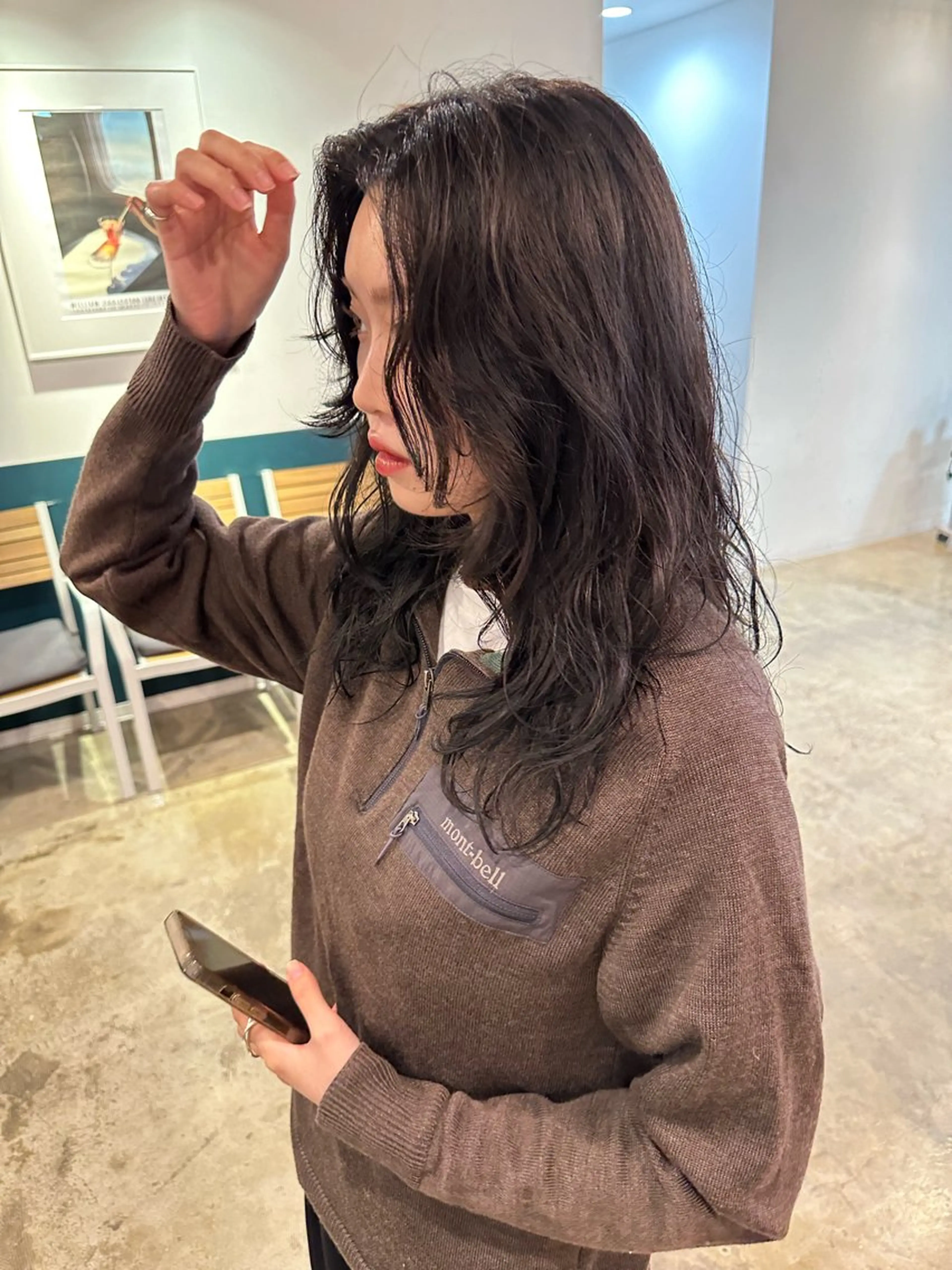 セミロング ヘアカラー トリートメント junks所属・ジュリ@junks __juriのヘアスタイル