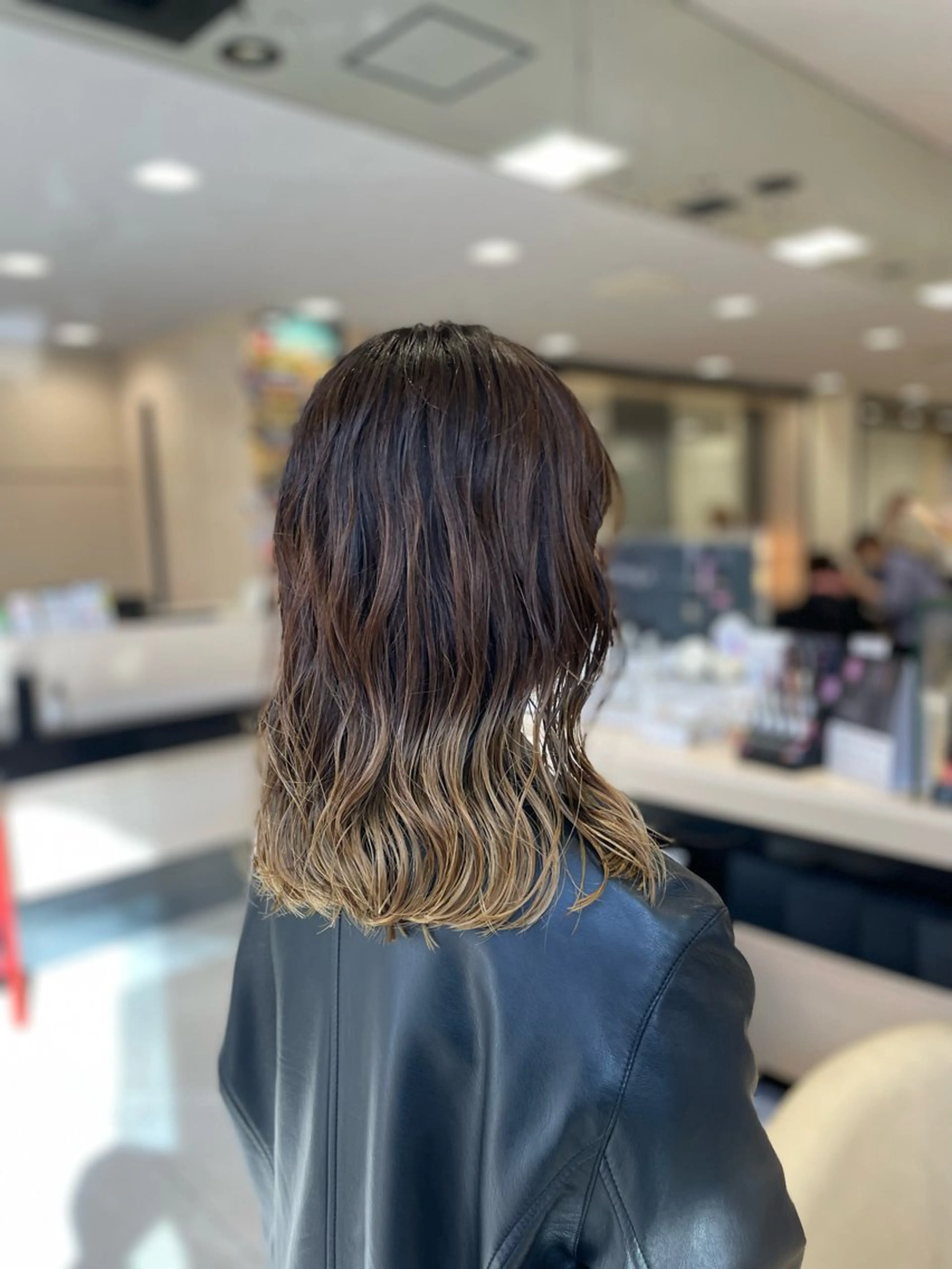 ミディアム パーマ ミディアムパーマ パーマ クロスパーマ/うる艶 カラー/Kurumiのヘアスタイル