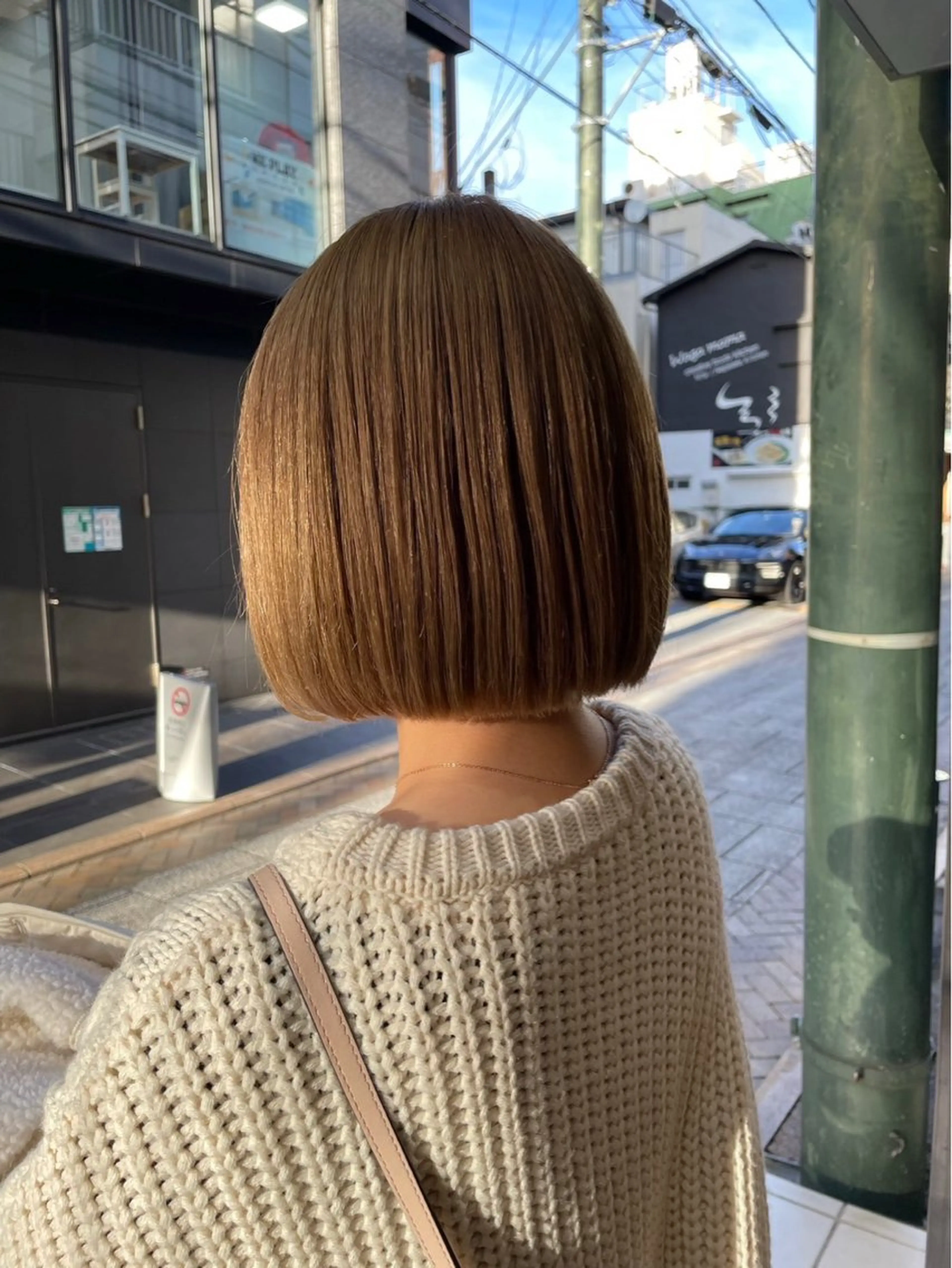 ミディアム ボブ Kingdom美容室所属・横浜/カット モデル/琉雅🦀のヘアスタイル