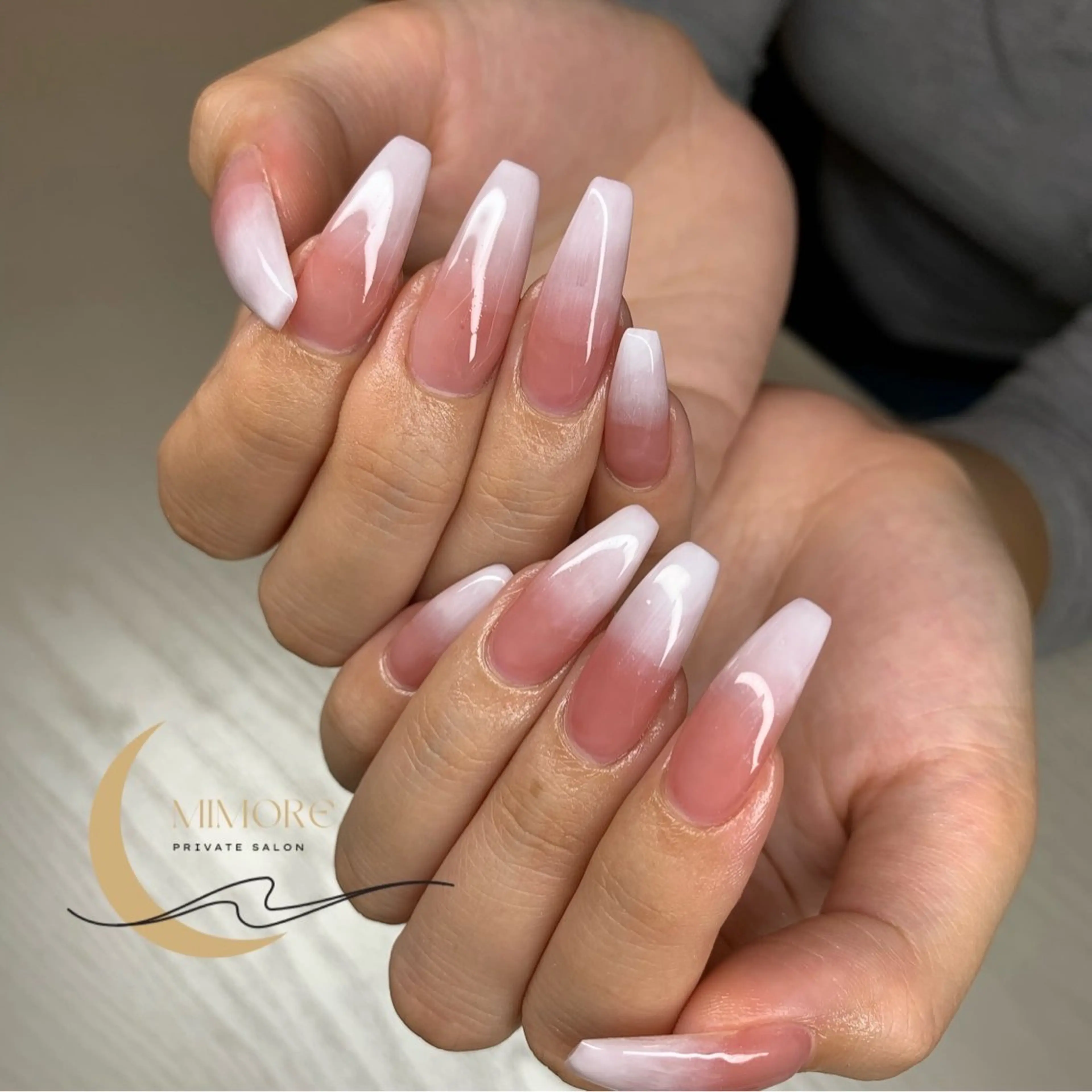 ネイル 長さ出し ハンドネイル フットネイル Yuwabi Nail所属・Mimore ミモア 水戸のネイルデザイン