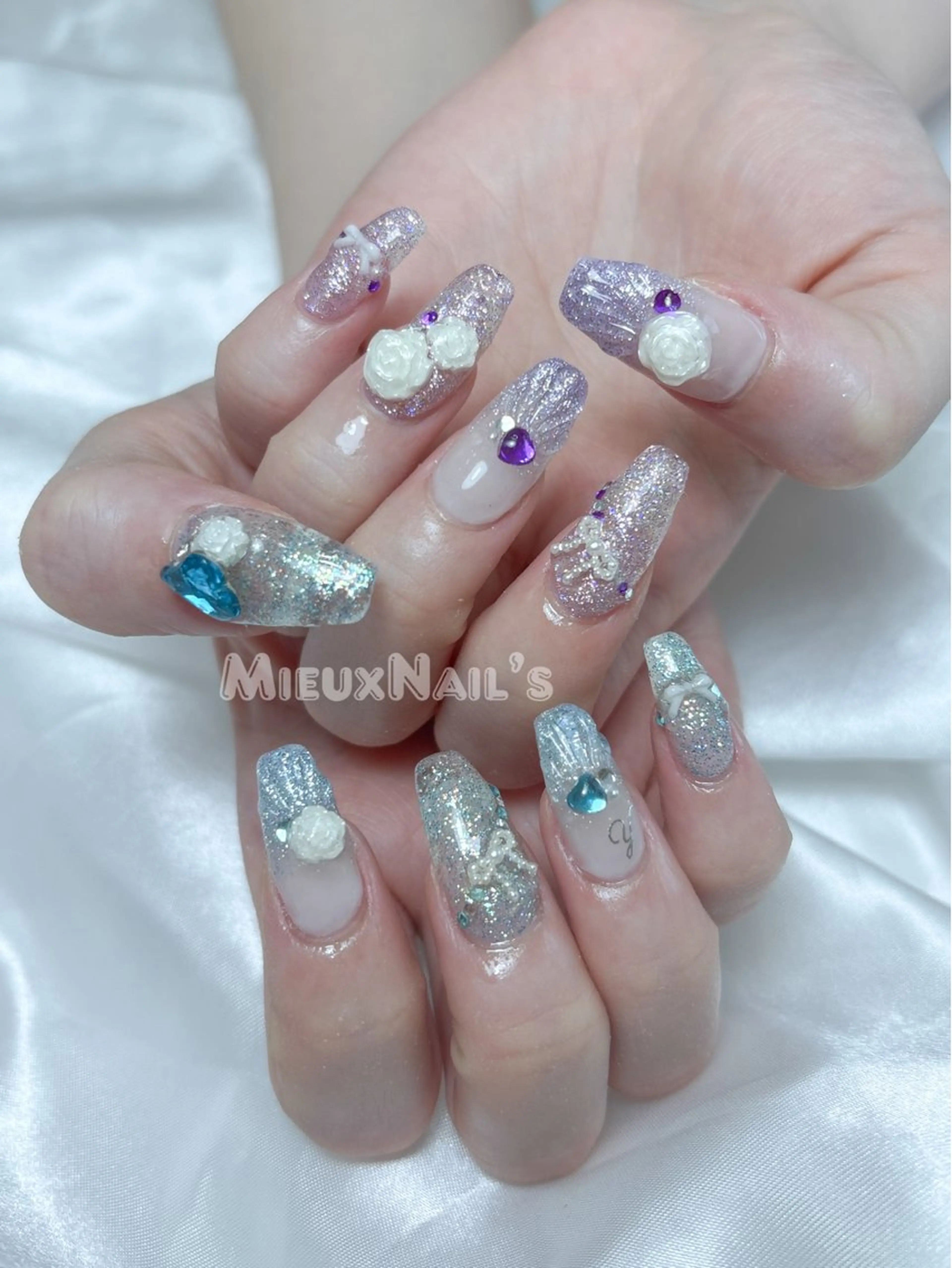 ネイル Miyu❤️‍🔥 Mieuxnailsのネイルデザイン