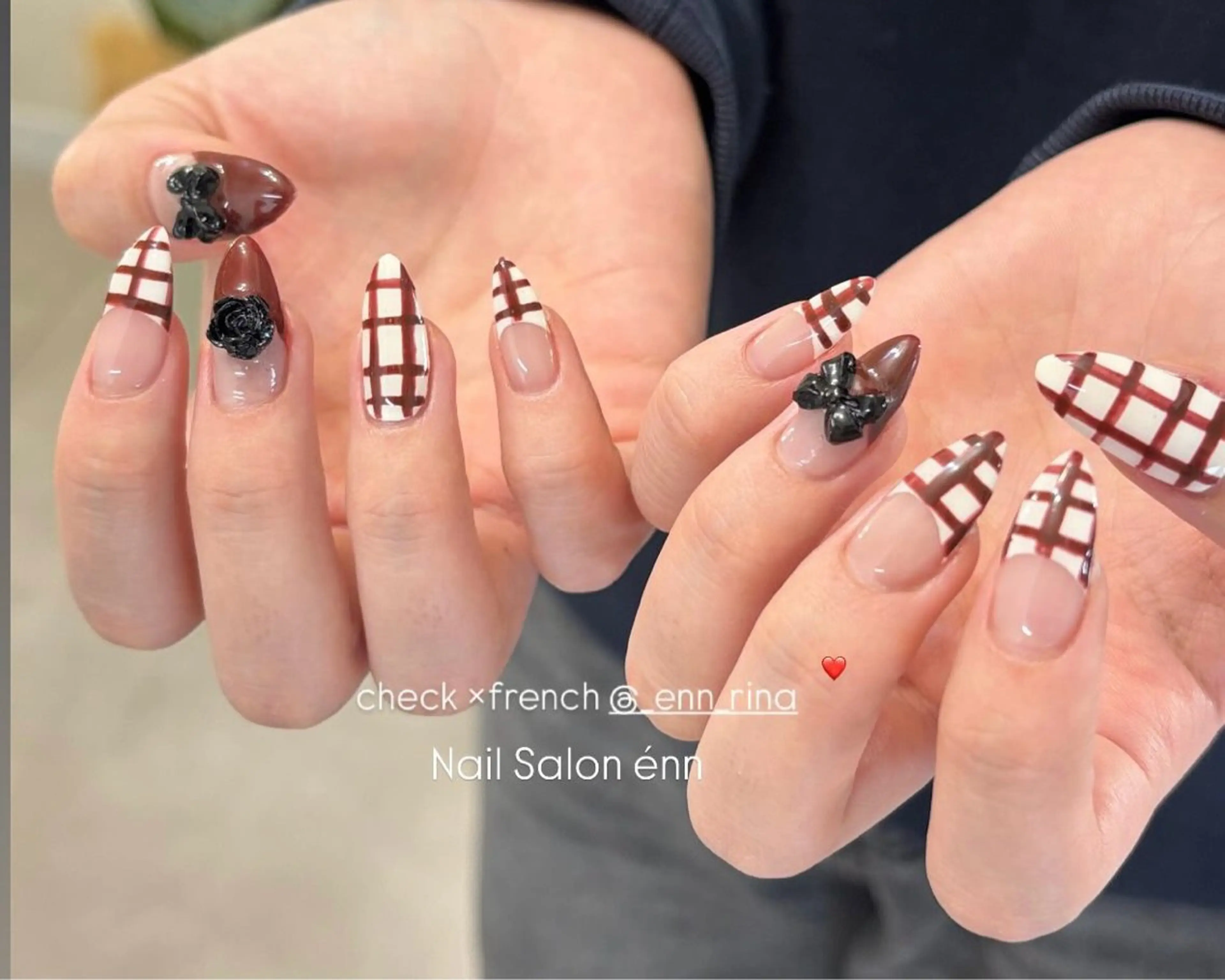 ミディアム Nail Salon enn所属・🎀RINA🎀 ennのネイルデザイン