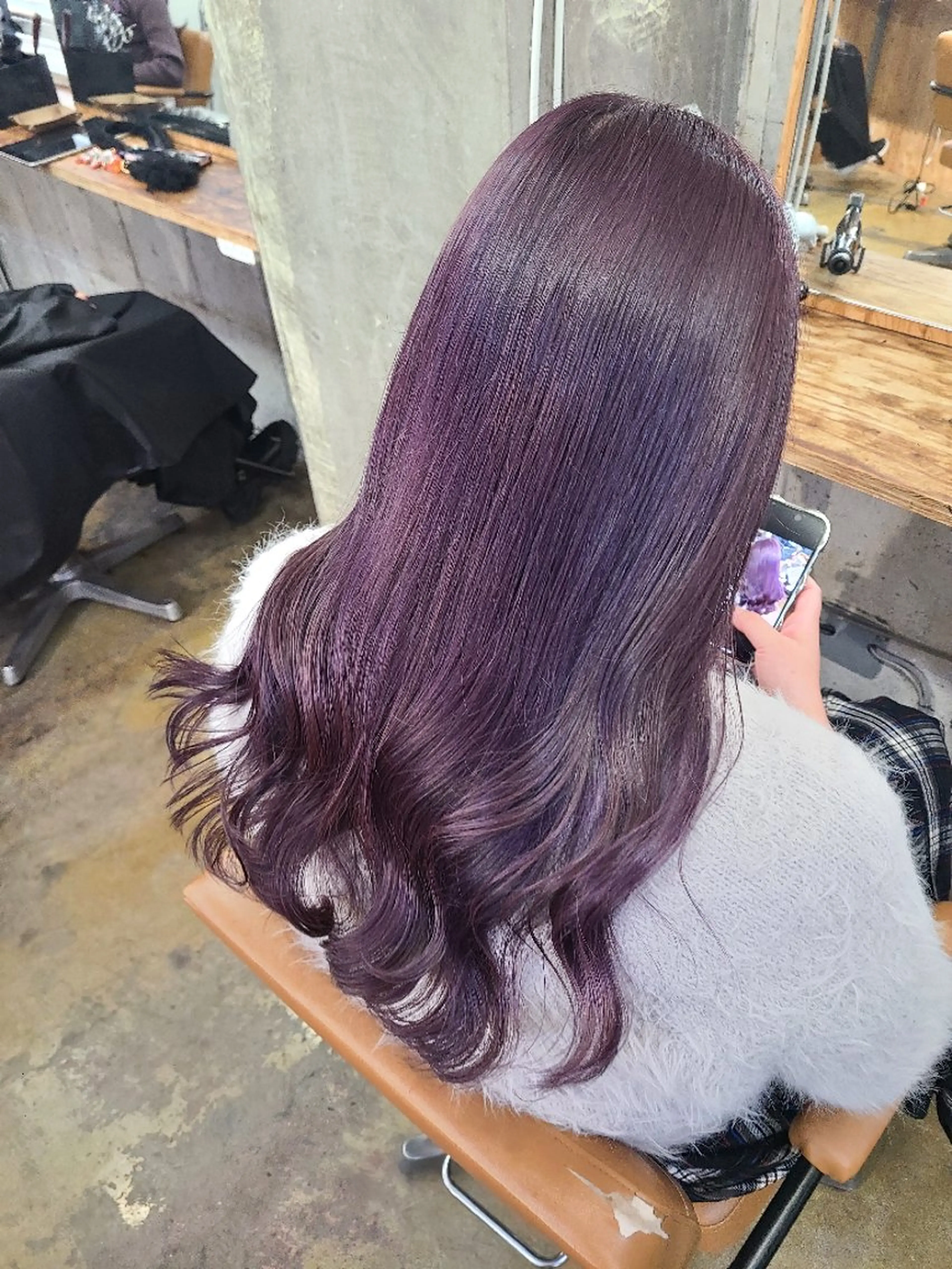 🇰🇷カスタムカラー➕フローディアマスクトリートメント(韓国風カラー/ピンク、グレージュ、ブルーブラックが大人気)の写真