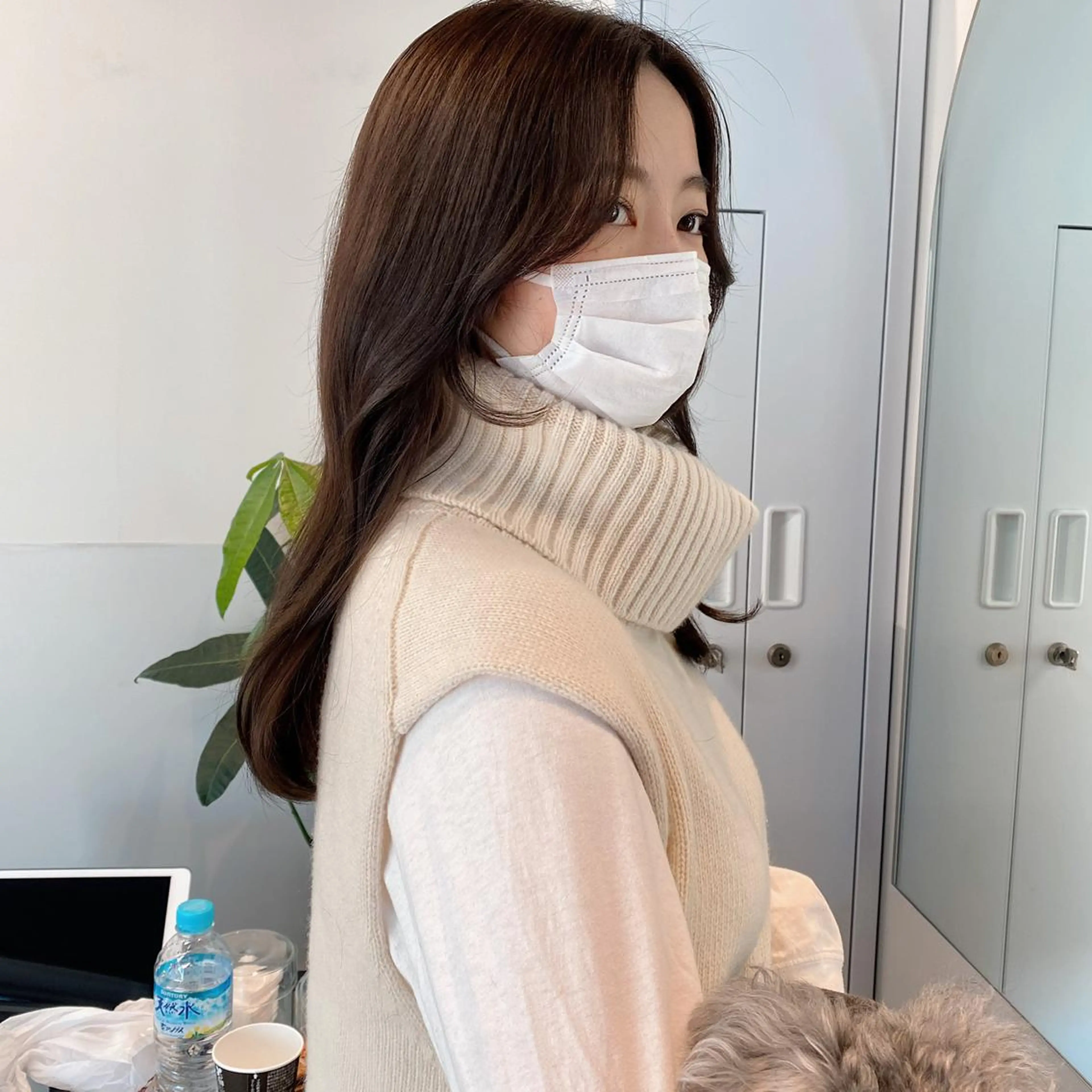 ロング カラー ヘアアレンジ 顔周りカット 韓国風ヘア ブリーチなしカラー/ 髪質改善/寺門束のヘアスタイル