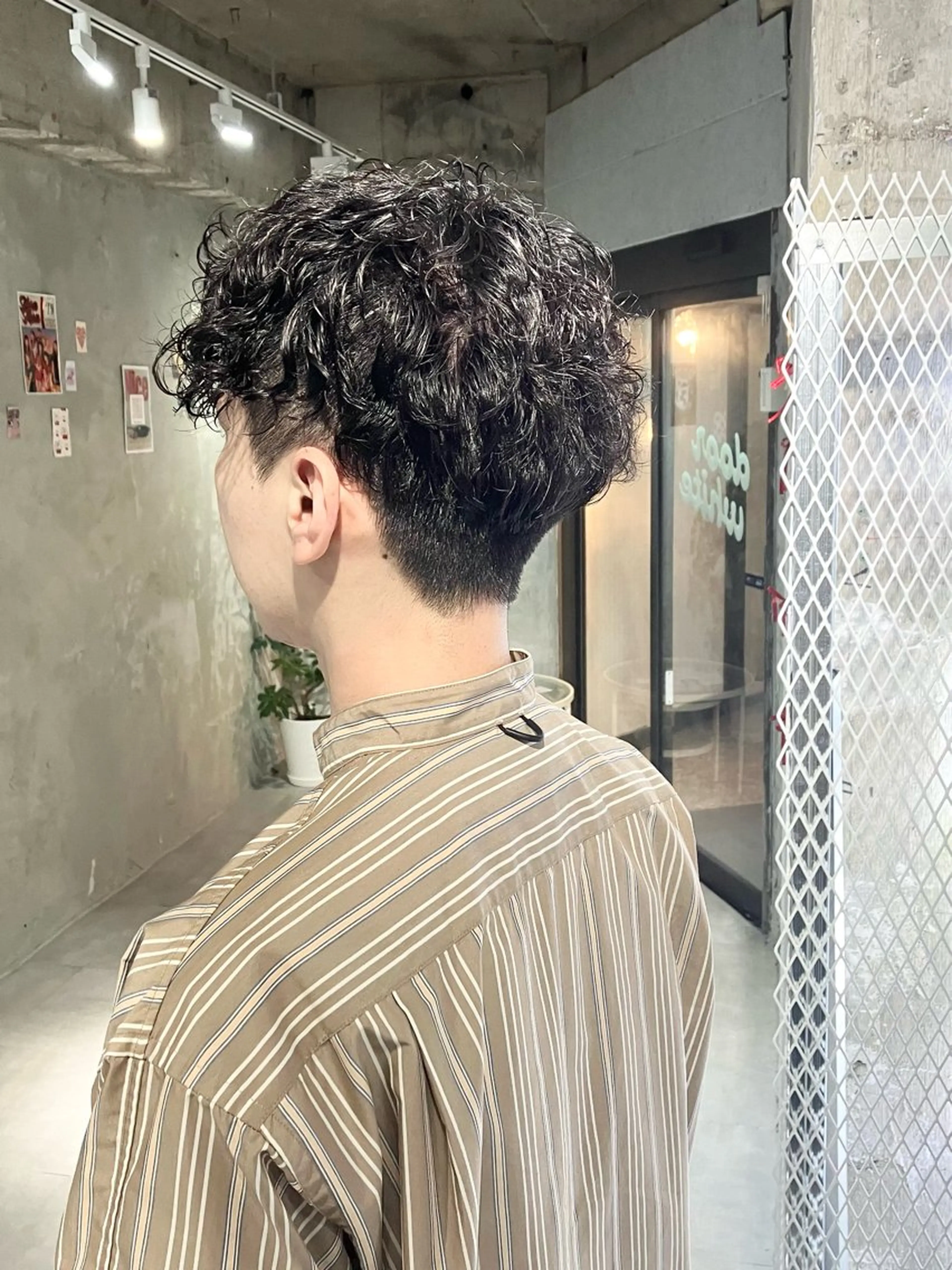 ショート パーマ カット パーマ トリートメント door white hideのヘアスタイル