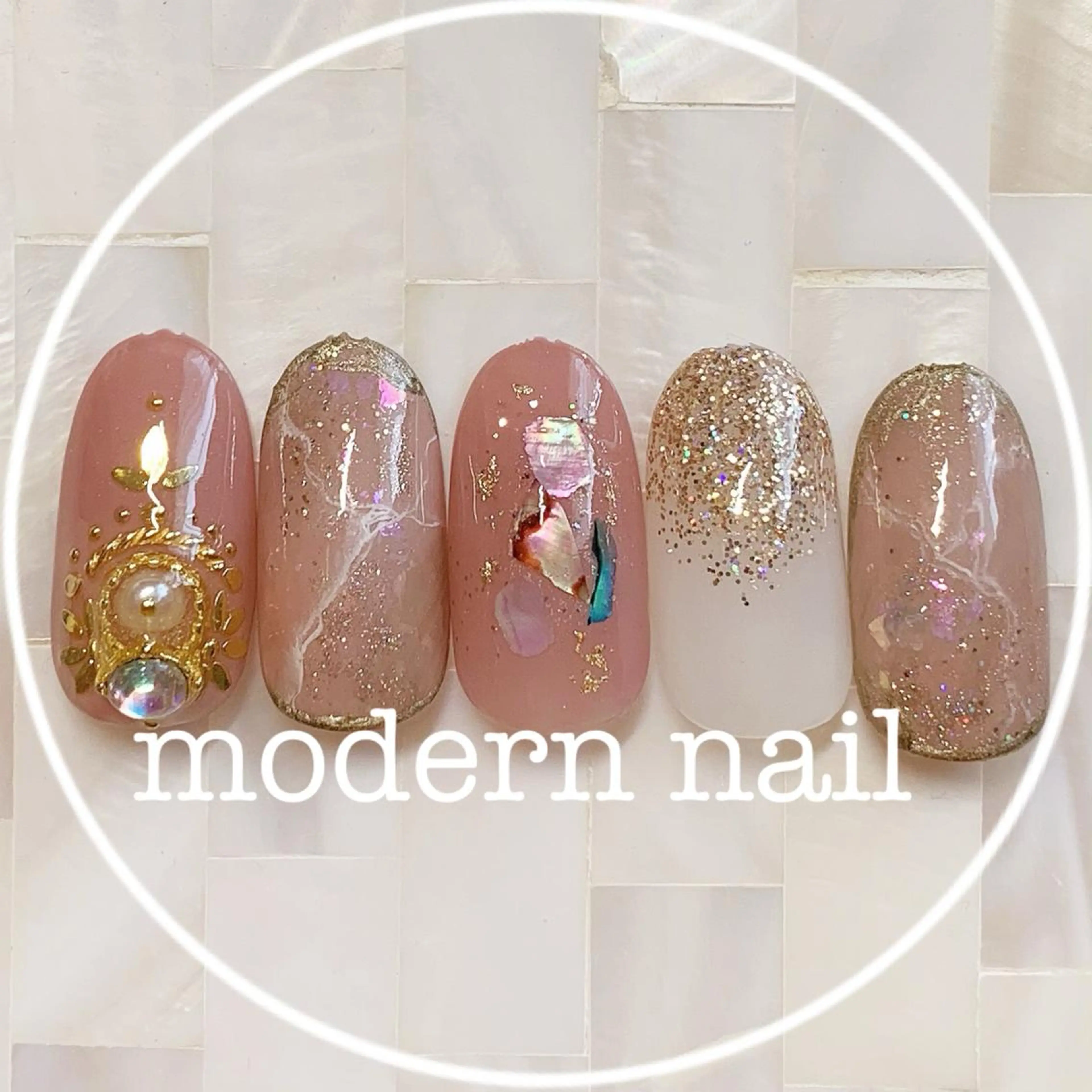 ネイル ニュアンスネイル 小川 玲奈のネイルデザイン