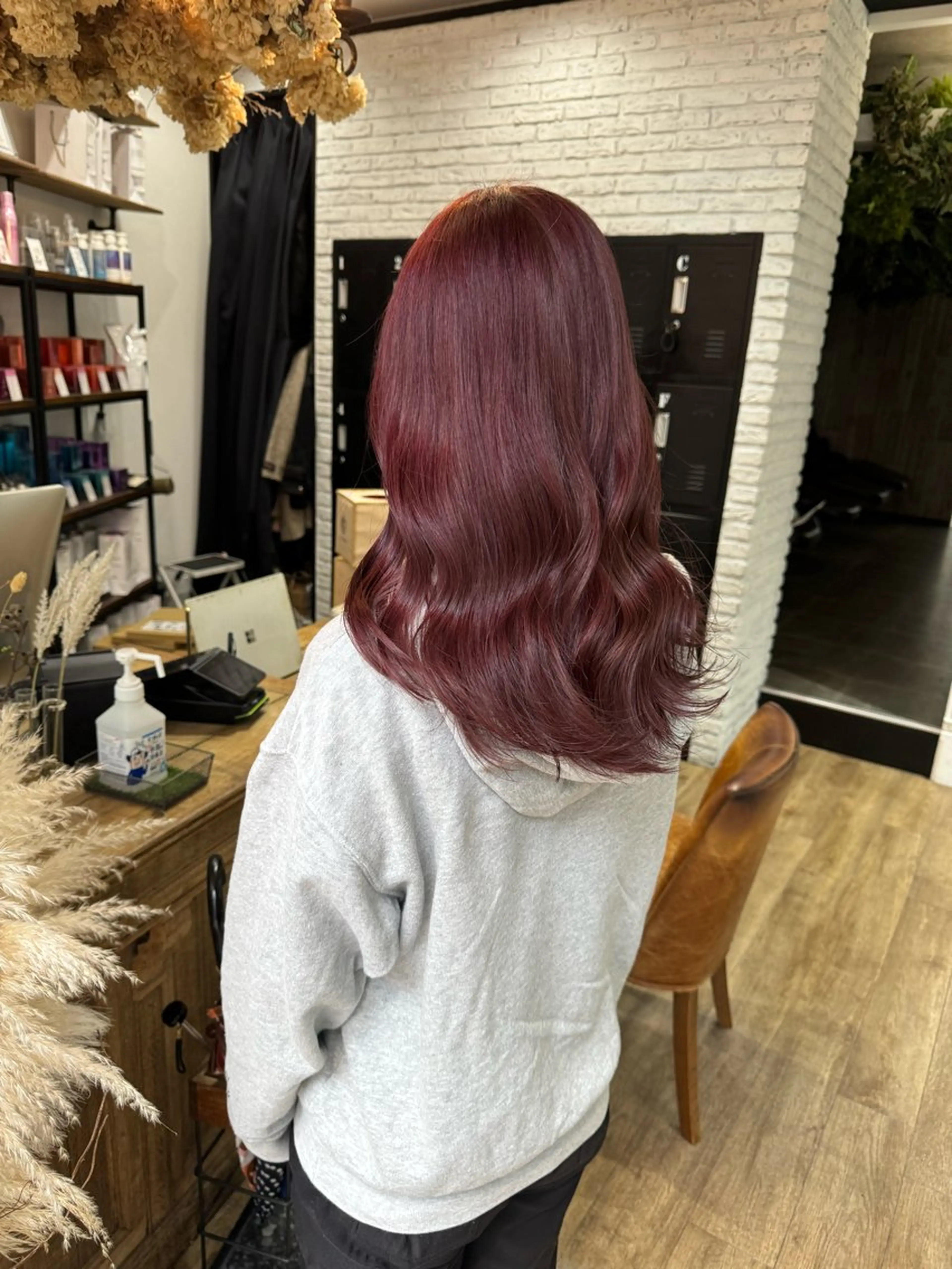 ロング カラー ヘアアレンジ ヘアカラー トリートメント あおい 🍒暖色カラーのヘアスタイル