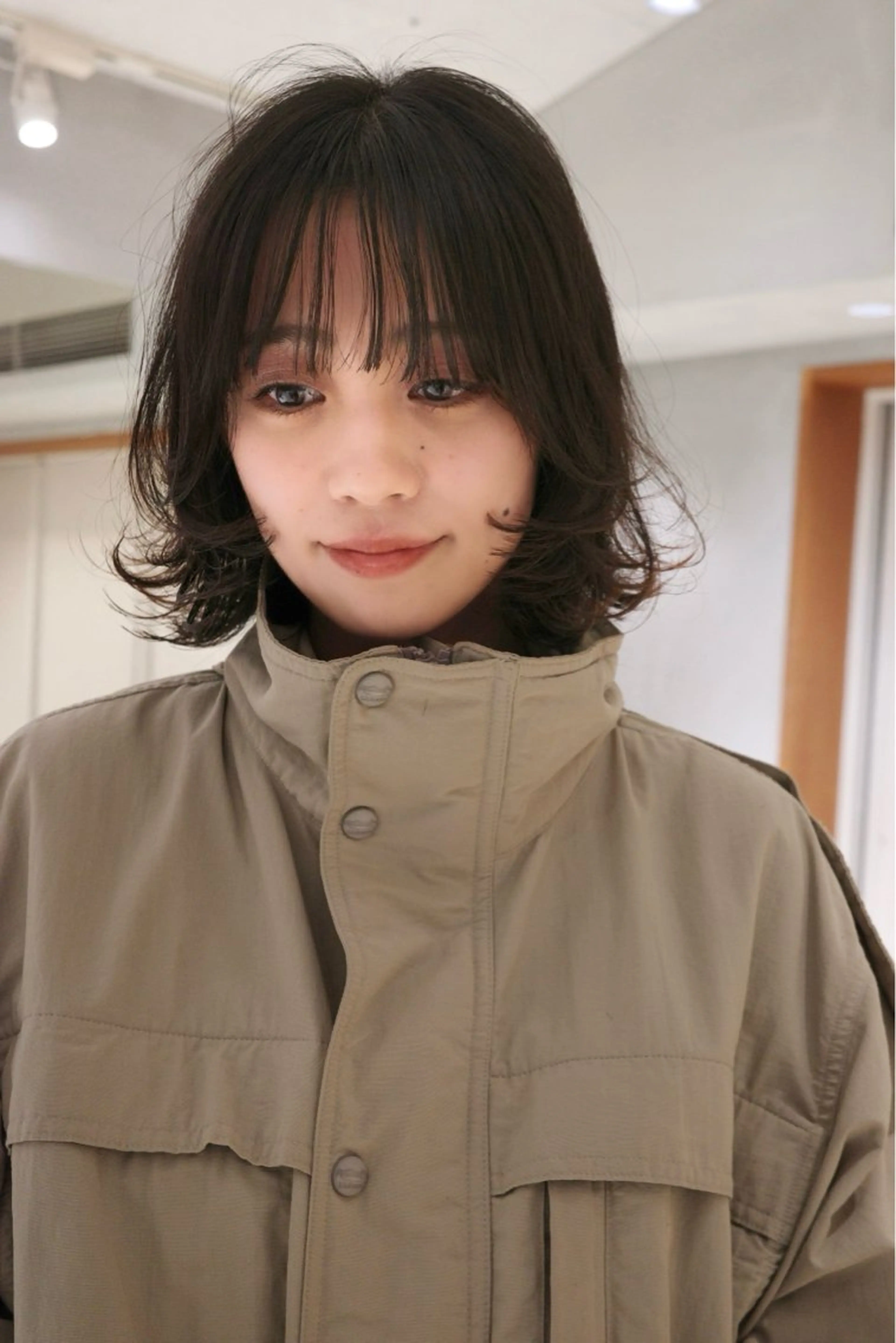 ショート ボブレイヤー ボブ レイヤーカット カット ヘアカラー AYUMI ボブ/ミディアムのヘアスタイル