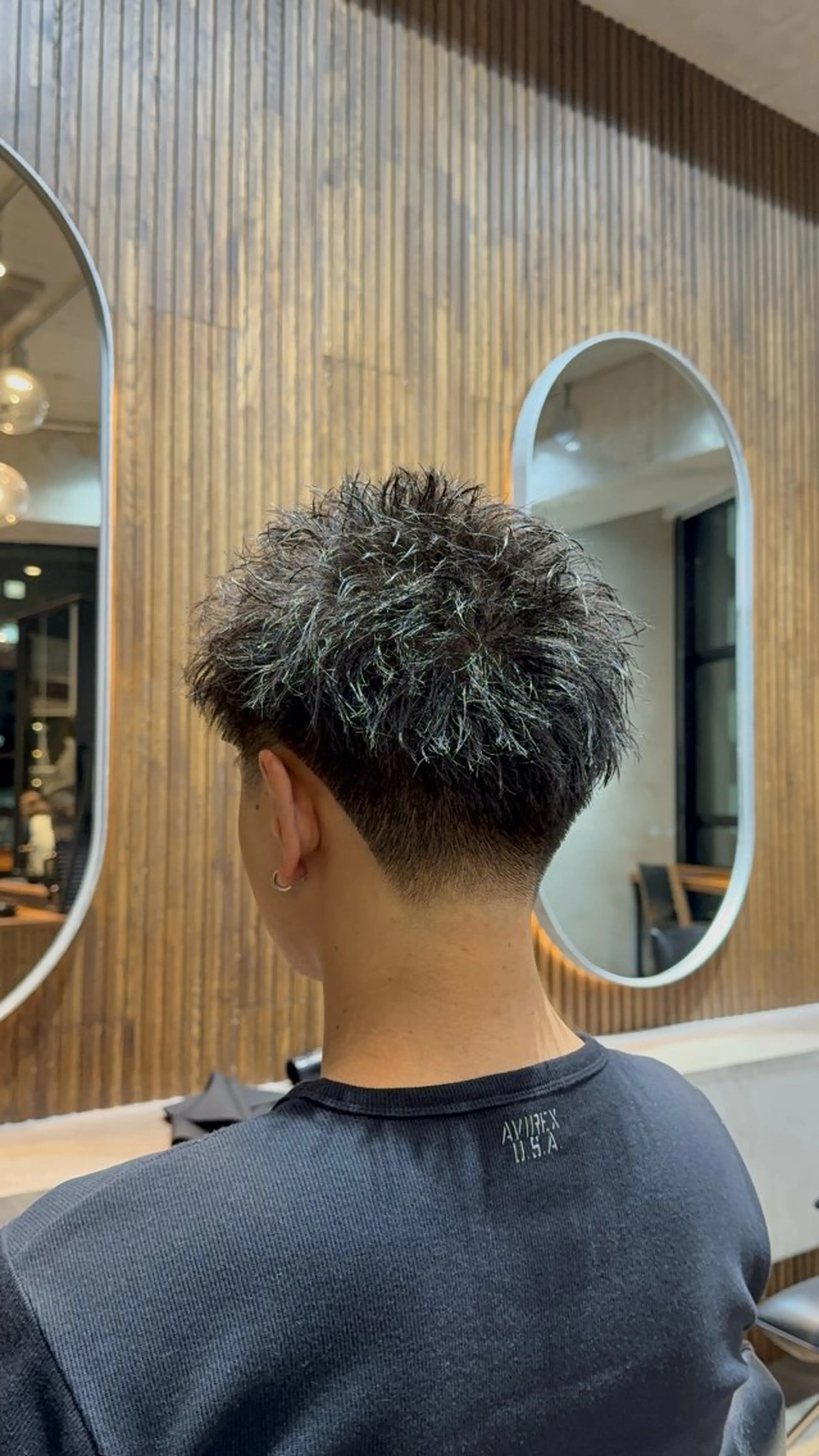 ショート メンズ フェードカット メンズショート スパイキーショート 刈り上げ ショートヘア カット トリートメント MEN’S SALON HAVANA所属・渋谷/海外風/パーマ /フェード/千尋のヘアスタイル