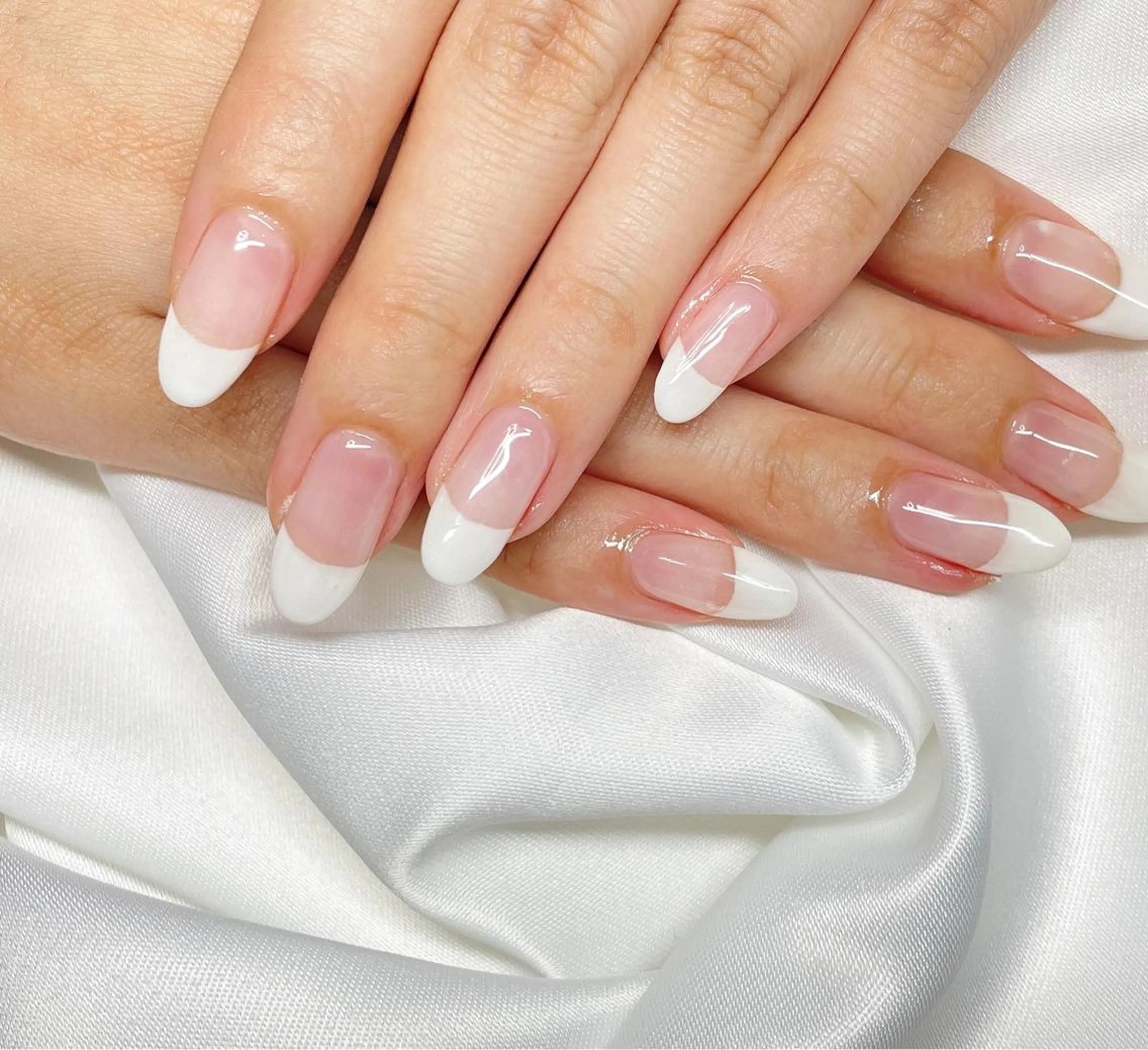 ネイル 23時まで❤︎韓国、 ワンホンネイルのネイルデザイン