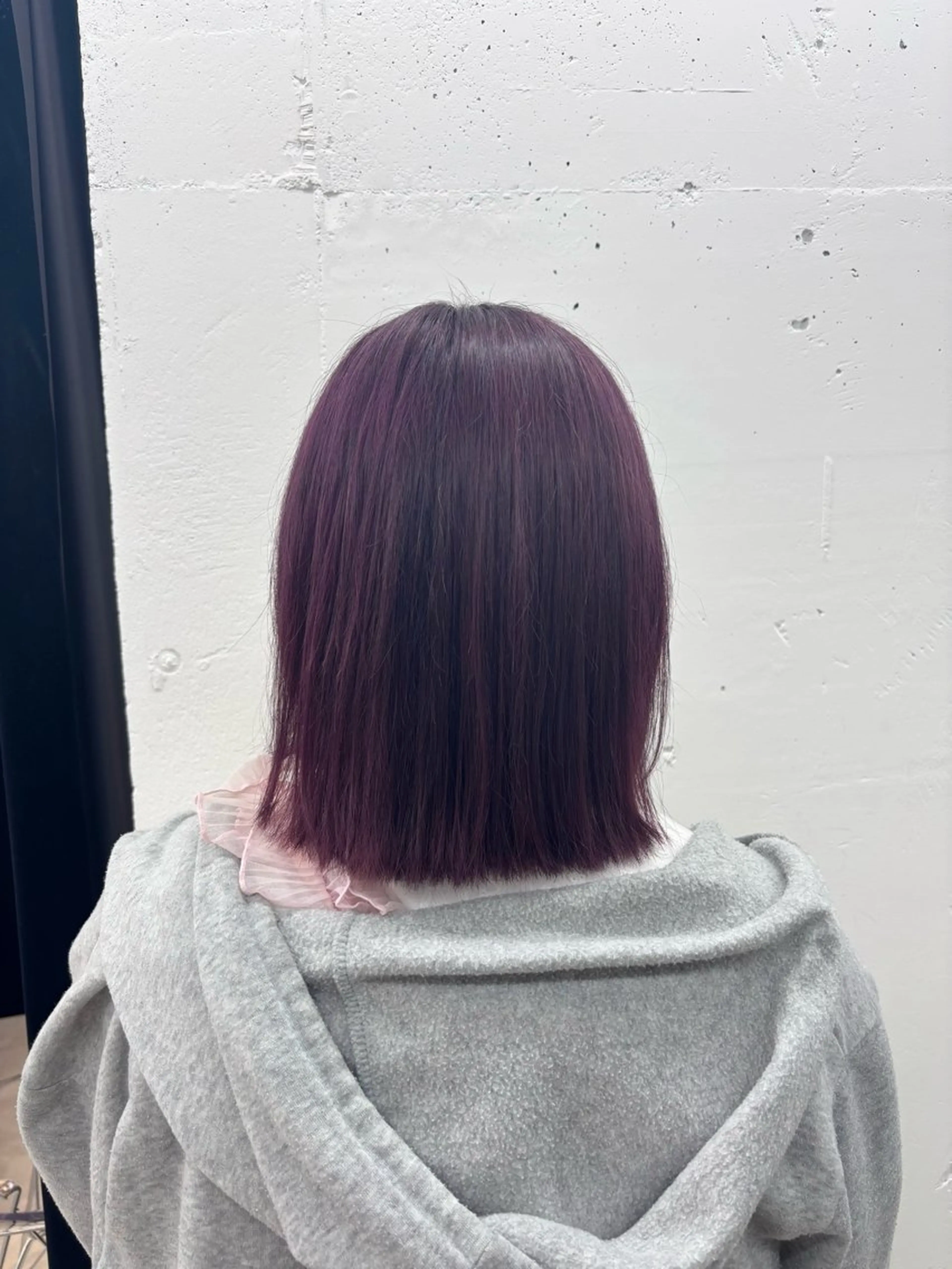 ミディアム カラー パープルカラー ヘアカラー トリートメント ヘッドスパ 🌼あいり🌼 JILLSTUDIOのヘアスタイル