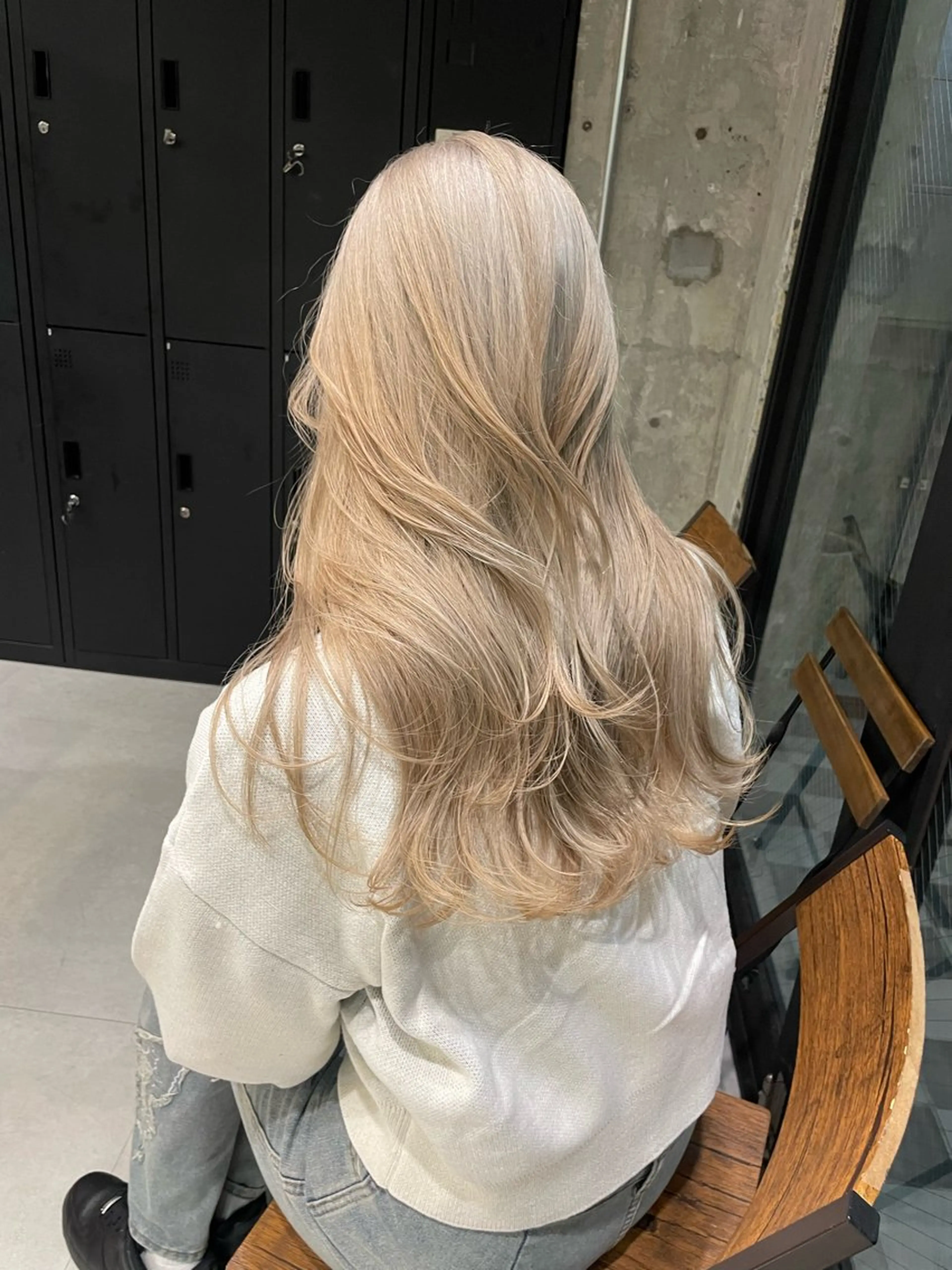 ロング 🫧ハイライトカラー 🫧 𝓜𝓘𝓤のヘアスタイル