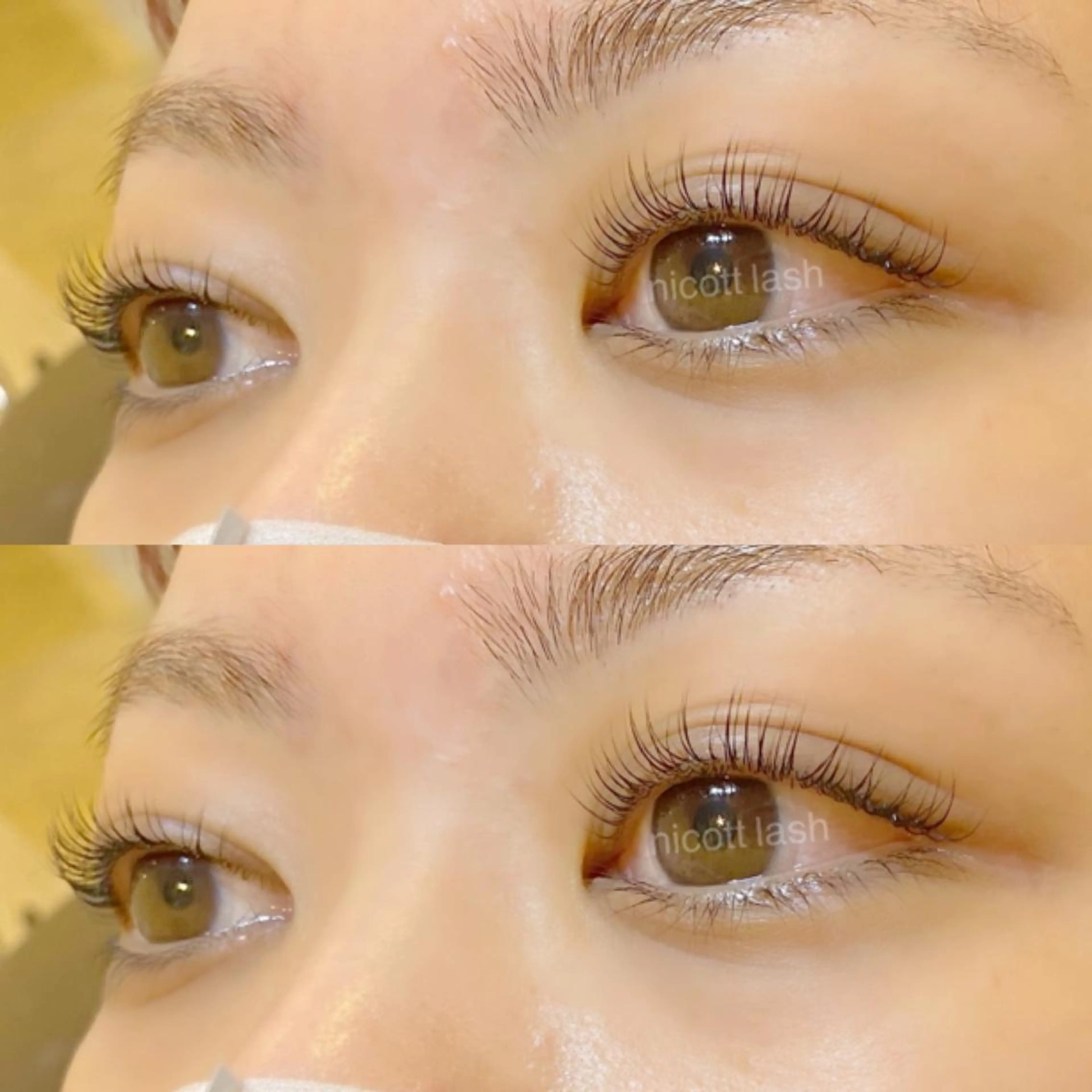 マツエク・マツパ パリジェンヌラッシュリフト sarah 反葉のマツエク・マツパデザイン