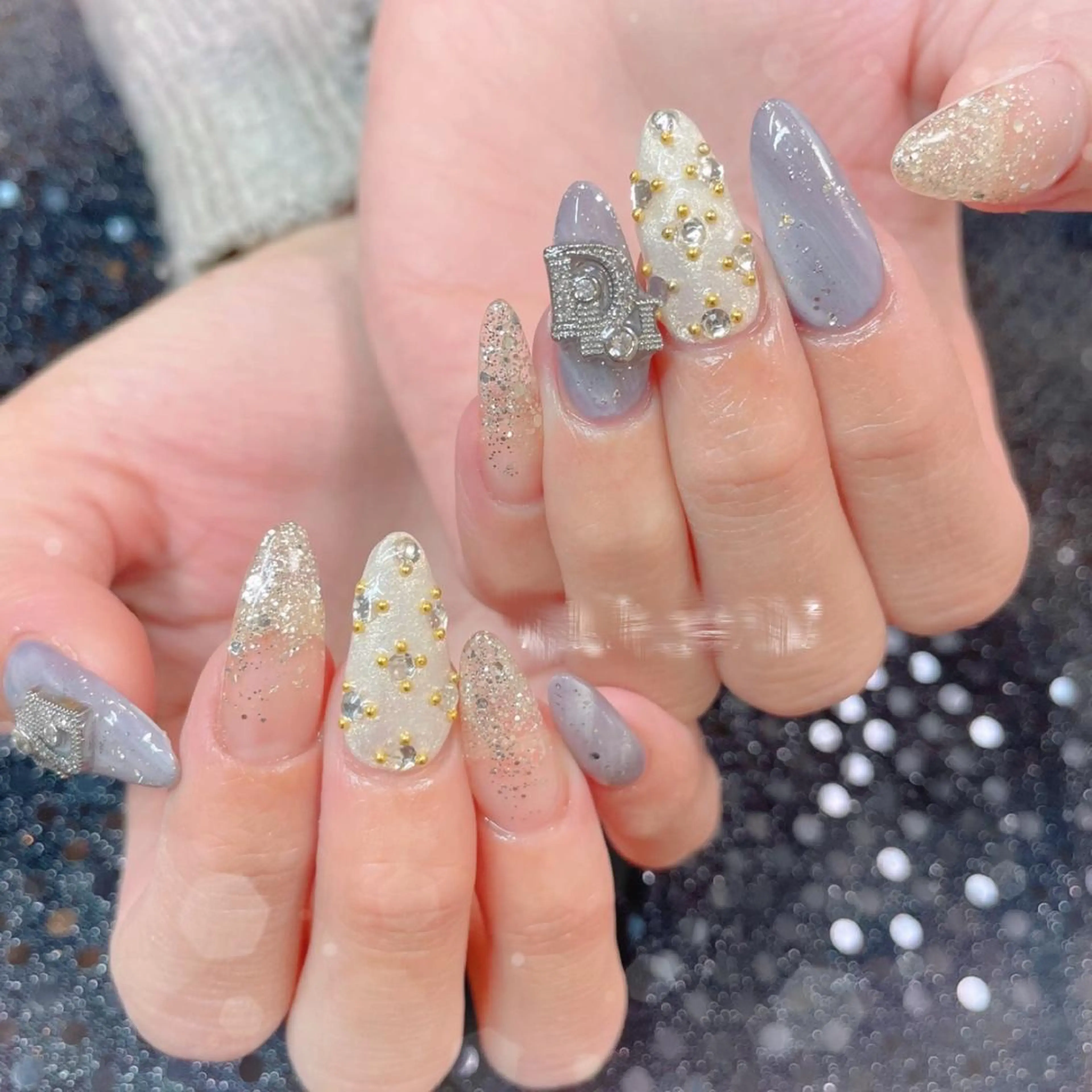 ネイル ハンドネイル ハンドケア MoON...❤︎ MeGuのネイルデザイン