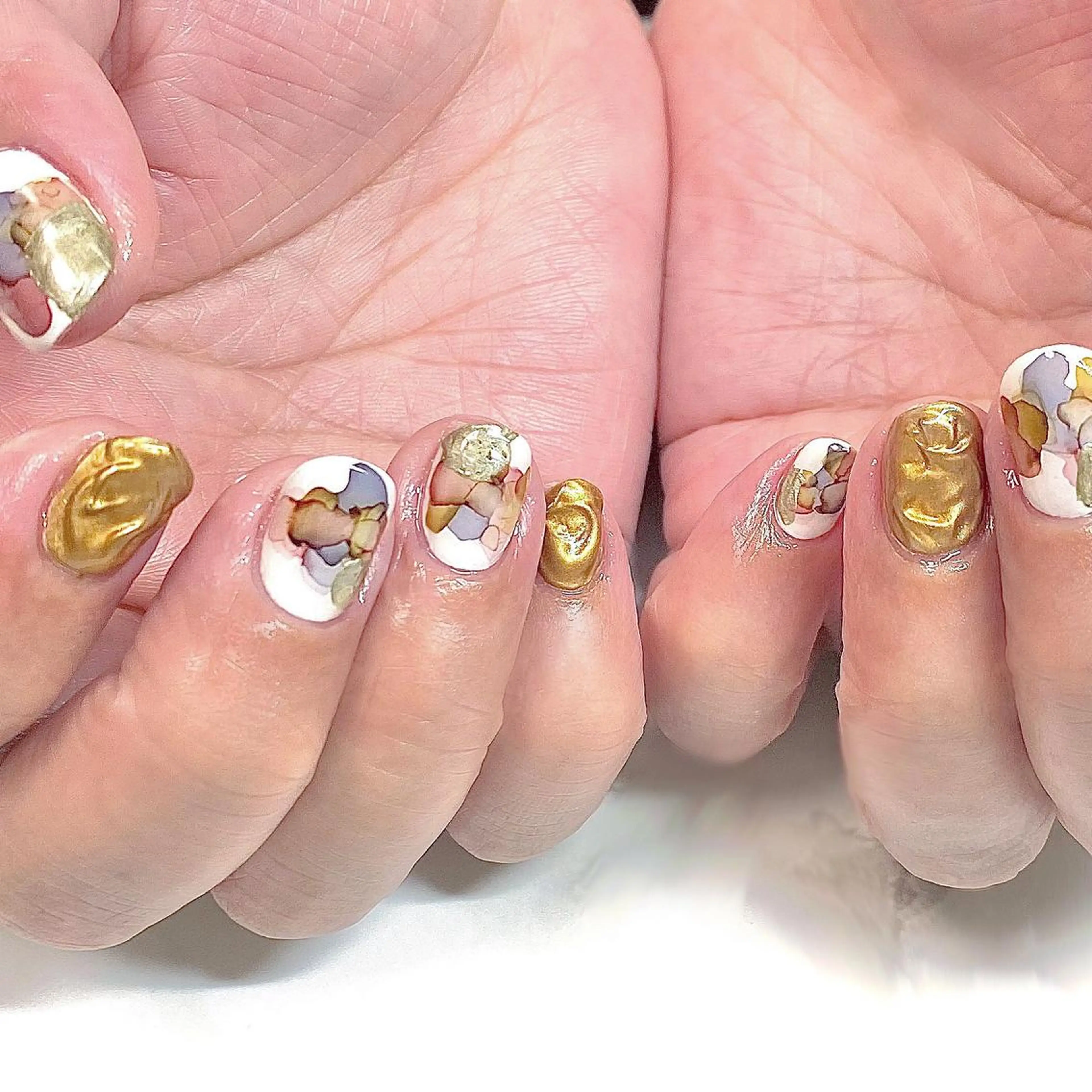 ネイル ニュアンスネイル ワンカラーネイル C&C シーアンドシーのネイルデザイン