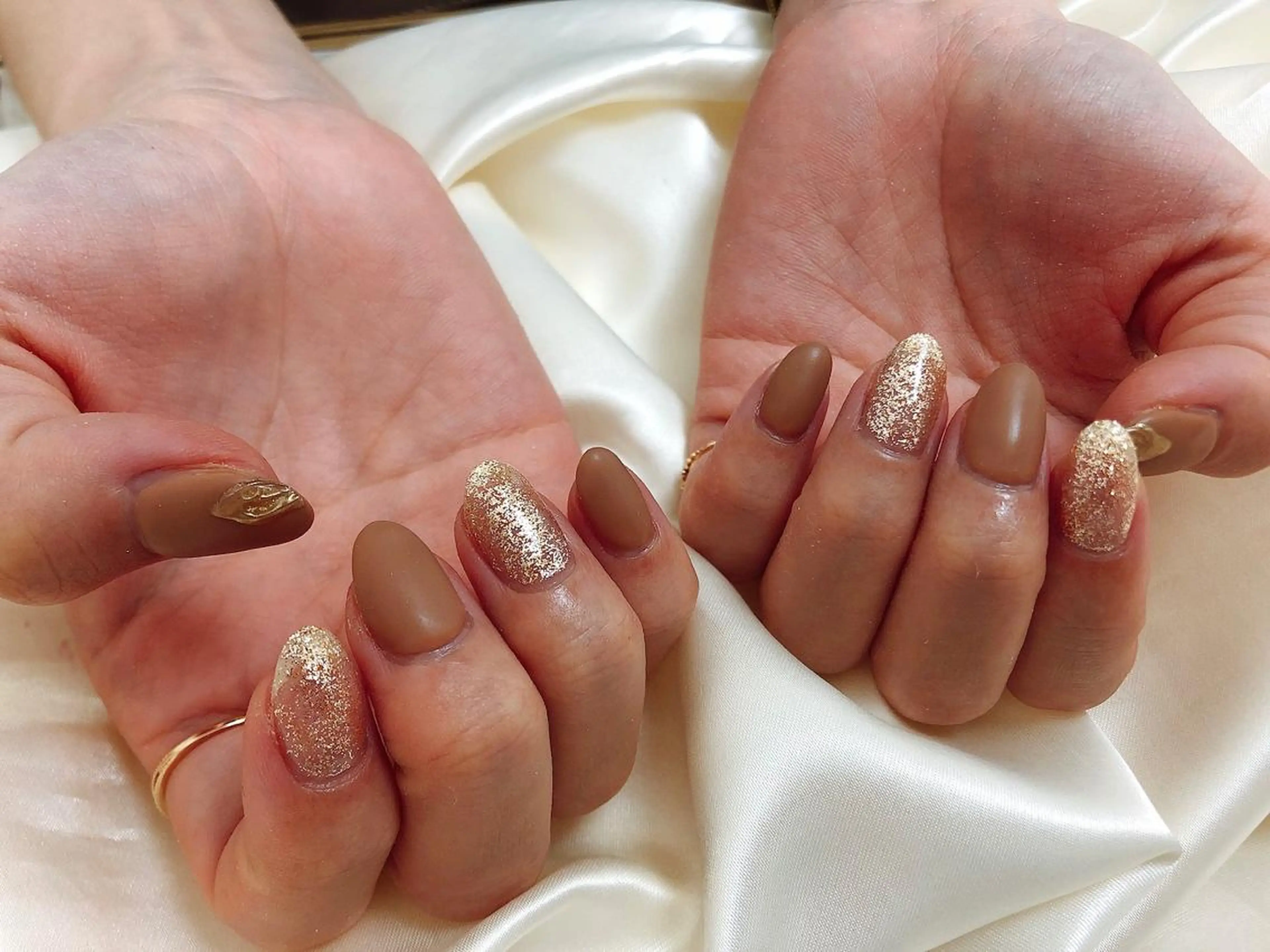 ネイル マットネイル Mogu nail 二子玉川のネイルデザイン