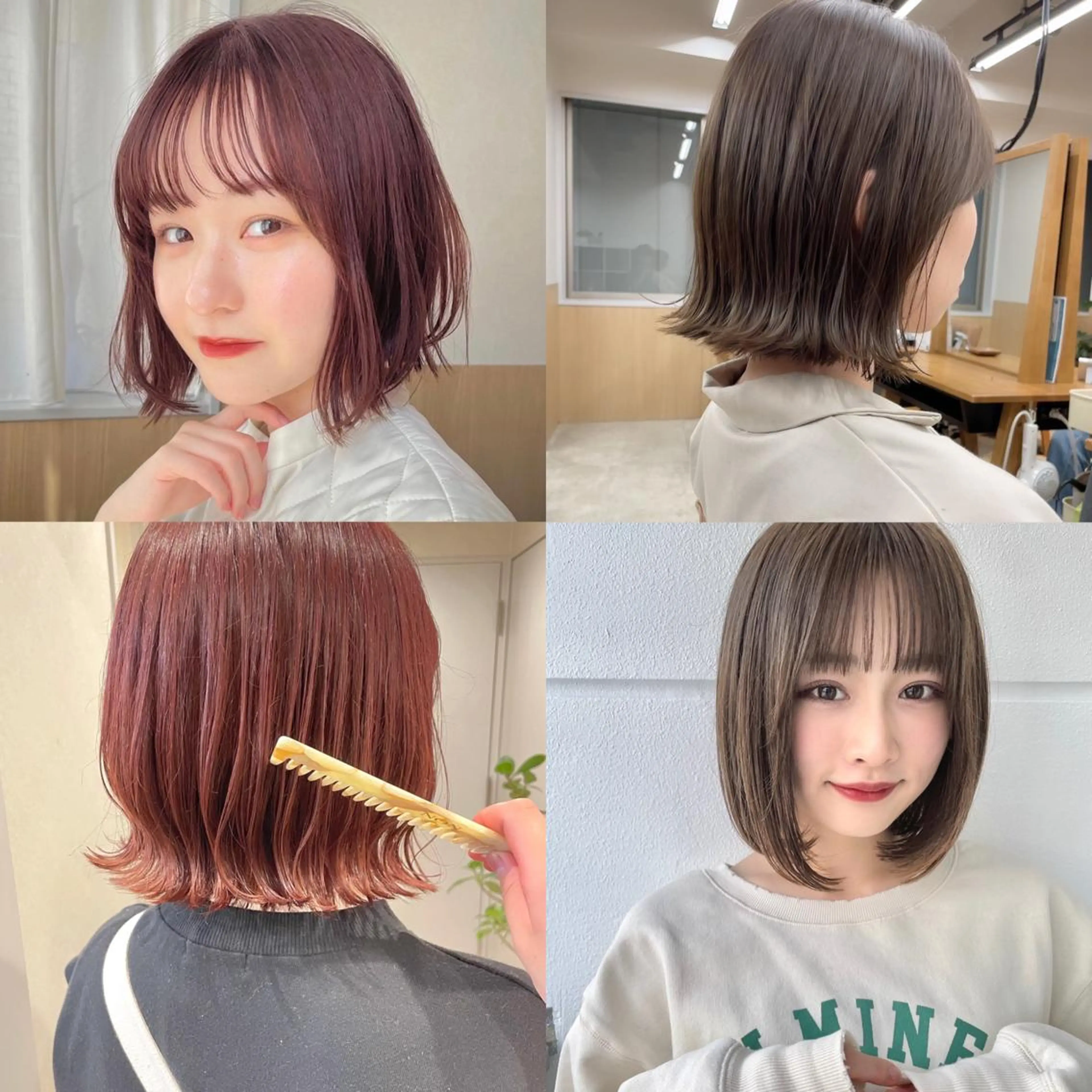 ショート カラー 滝口 茉奈実のヘアスタイル