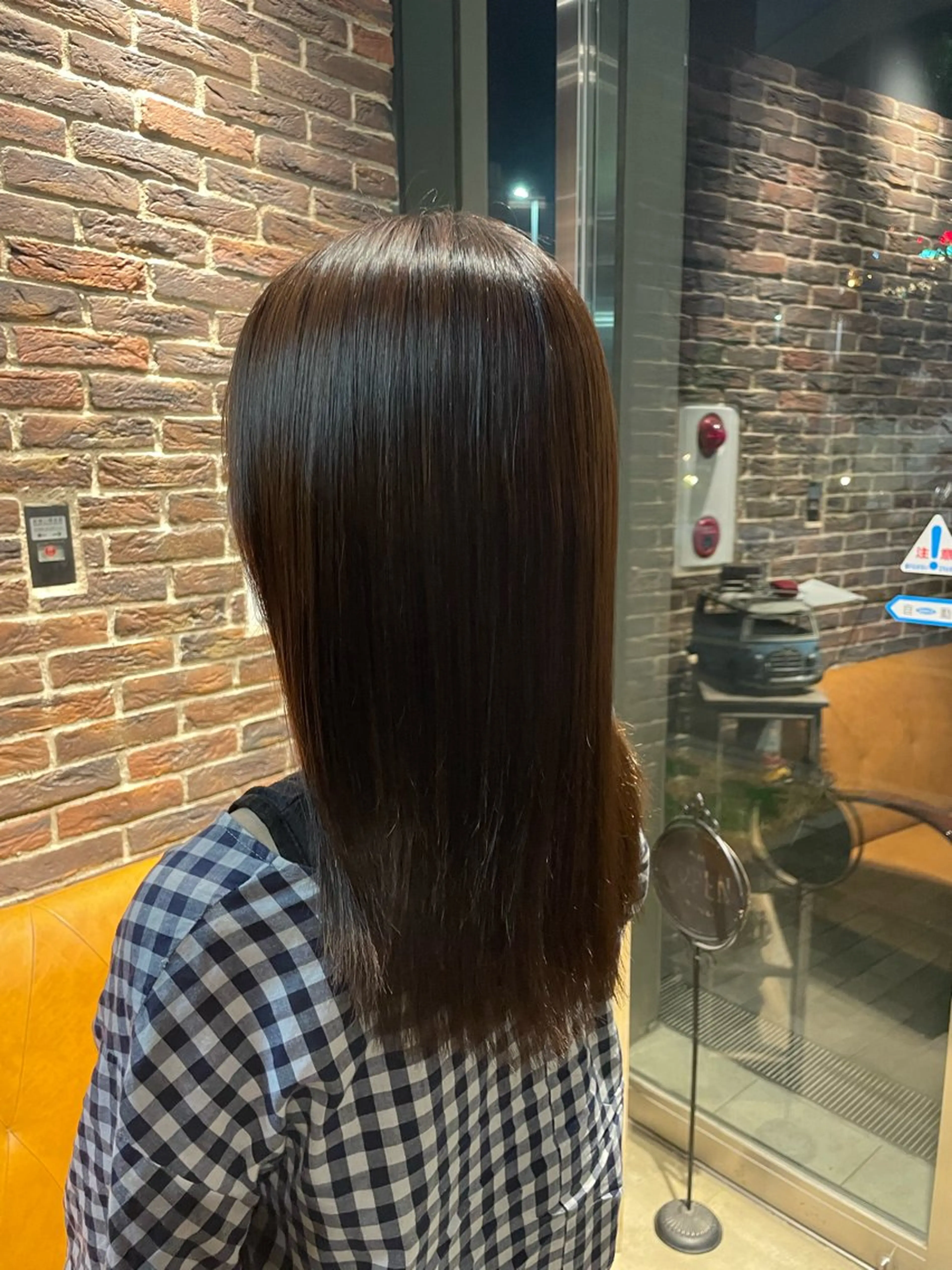 🌈うる艶🌈【このクーポン限定特典付き🙆♀️】カラー+N.縮毛矯正+トリートメントの写真