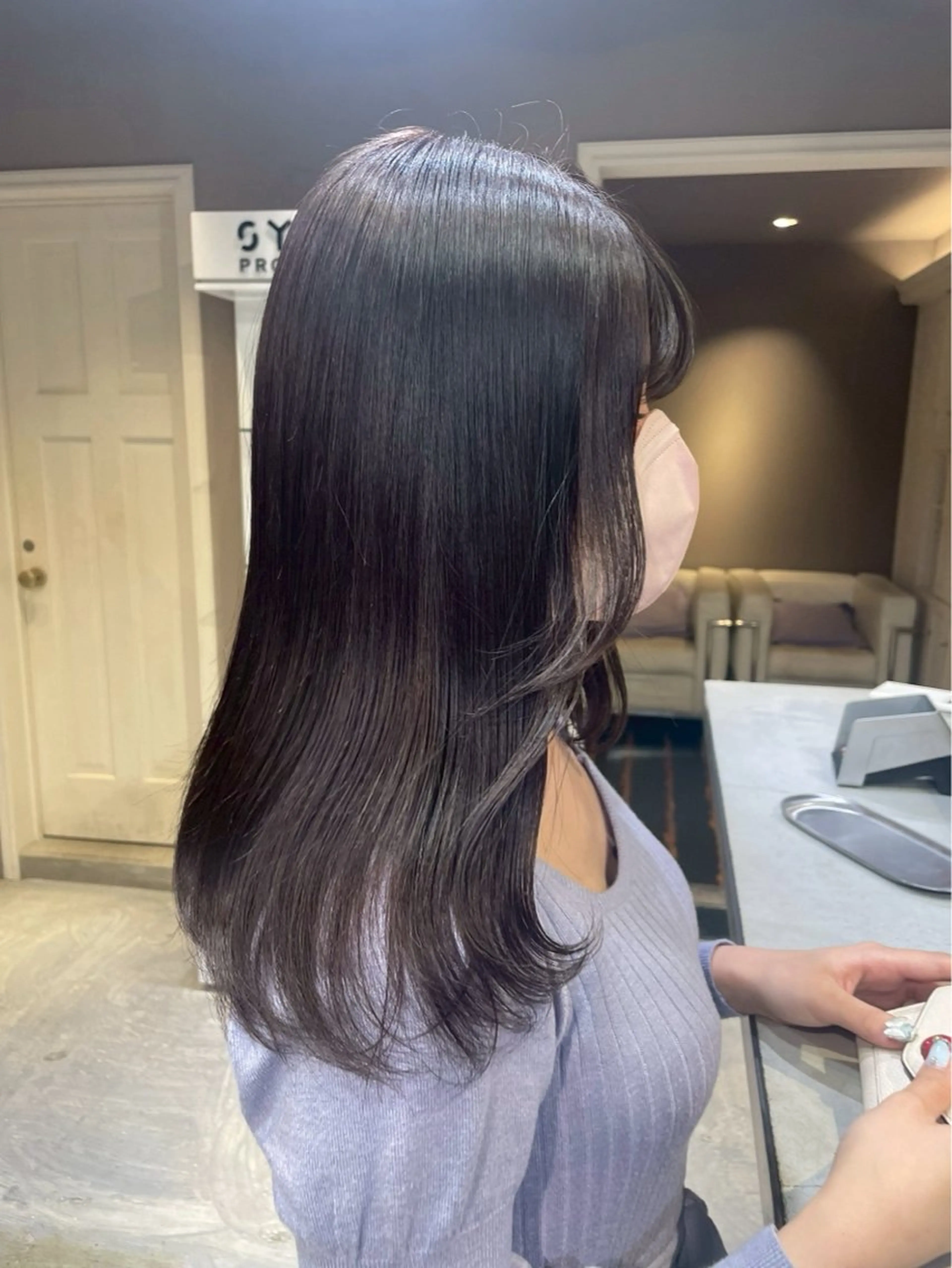 ロング カラー ヘアカラー 滝沢 光月のヘアスタイル