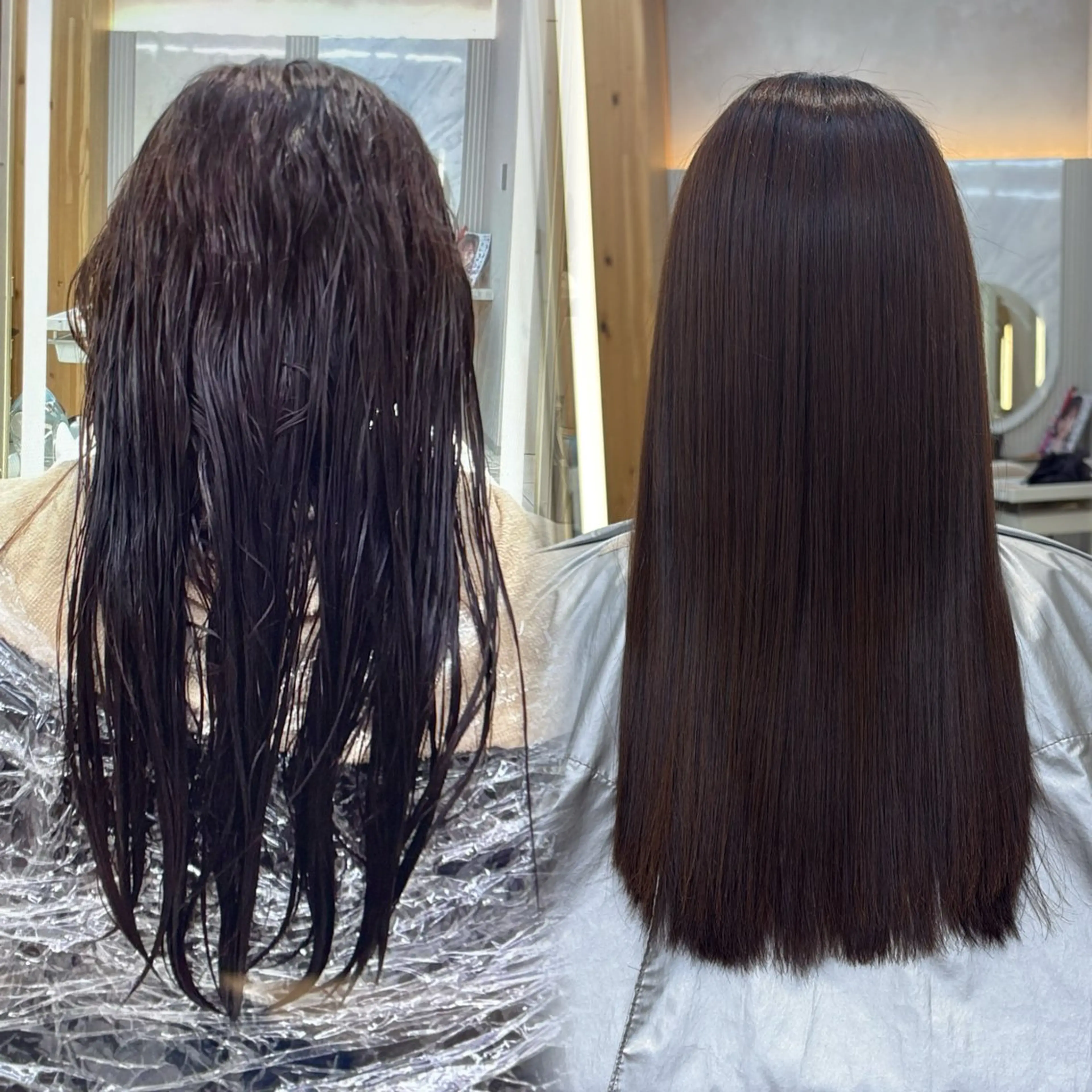 ロング 縮毛矯正 よねけん/美髪/艶髪 𝗰𝗼𝗹𝗼𝗿のヘアスタイル