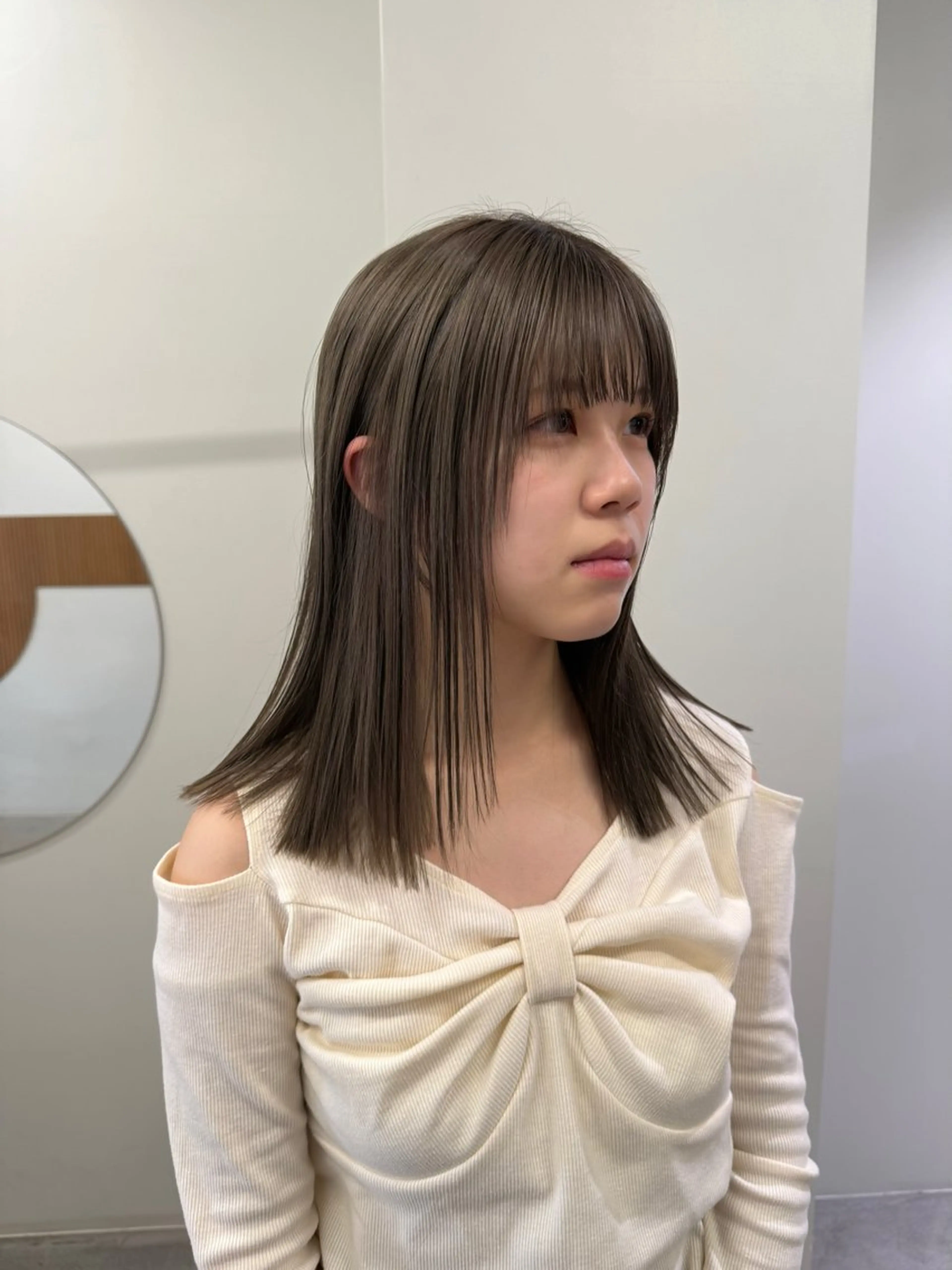 前髪カット+髪質改善カラー＋髪質改善超音波トリートメント🦩の写真