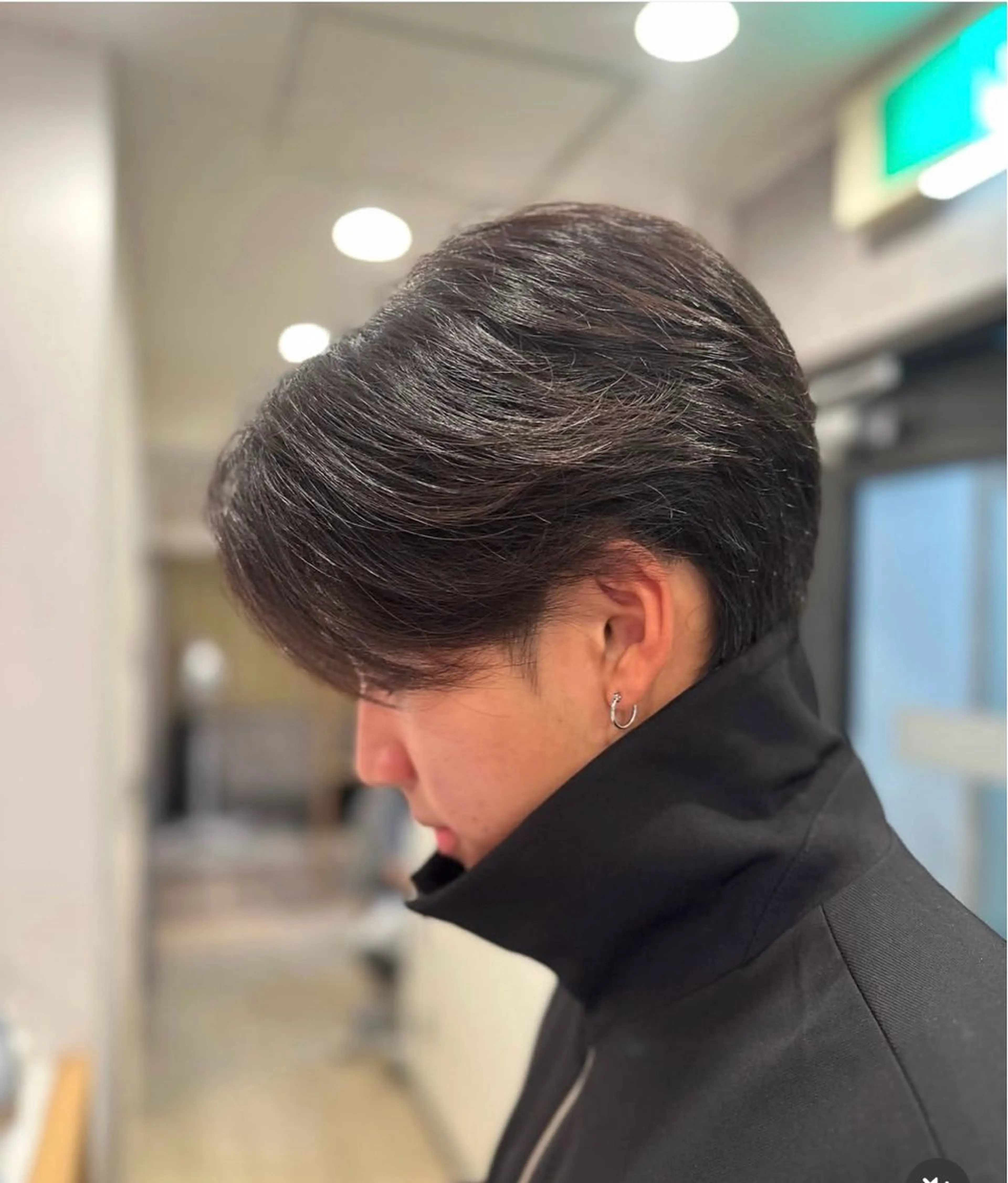 ショート パーマ メンズ SALOWIN新宿三丁目所属・新宿/新宿三丁目 メンズハイライト梶原のヘアスタイル